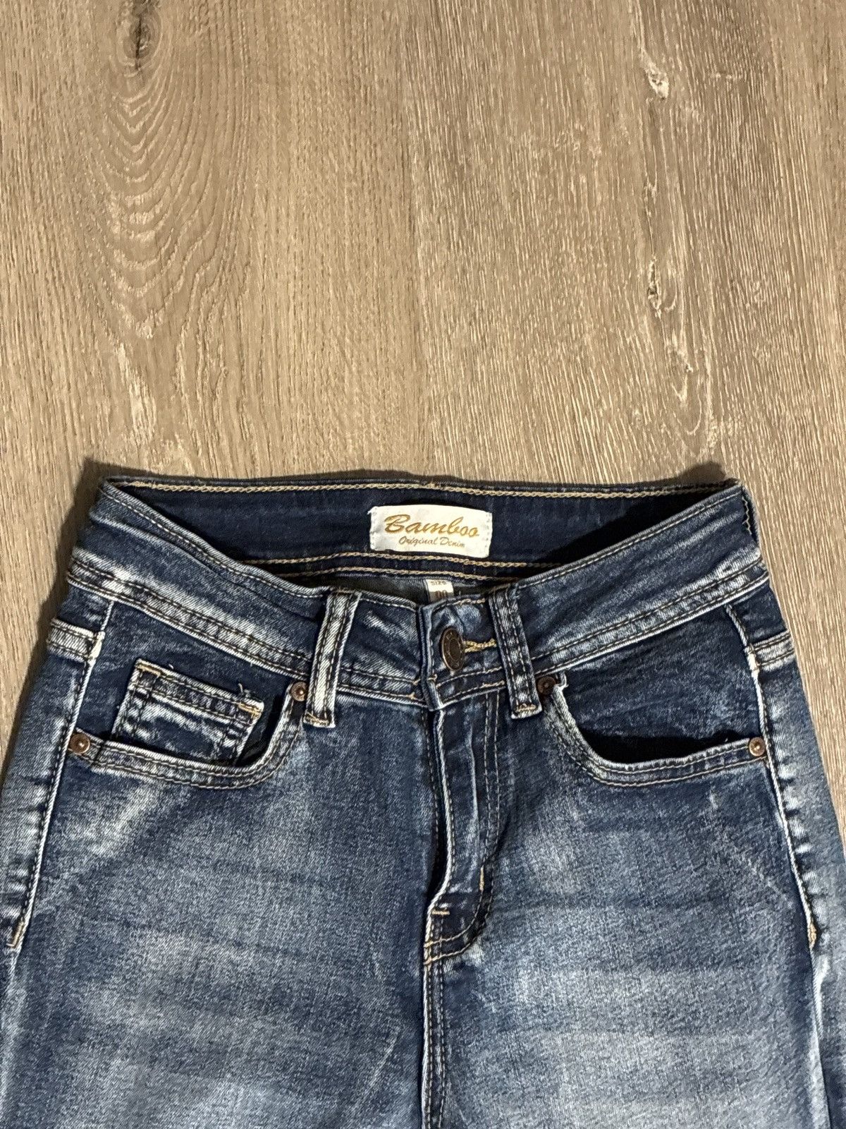 Other Bamboo Jeans Low-Rise Flared Bellbottom Size 24" / US 00 / IT 34 - 2 Thumbnail