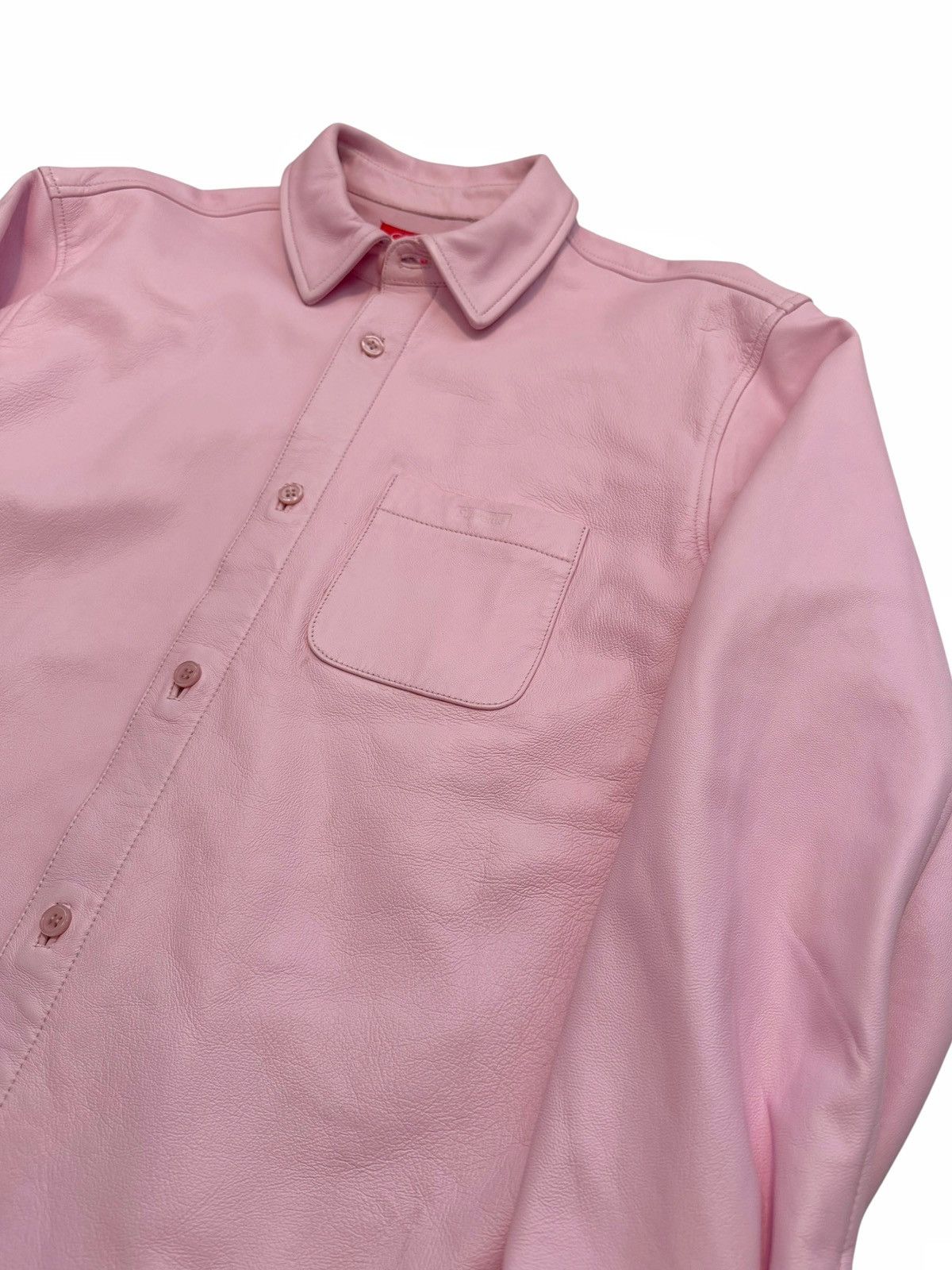 Supreme Pale Pink Lamb Leather Embossed Bogo Size US M / EU 48-50 / 2 - 5 Thumbnail