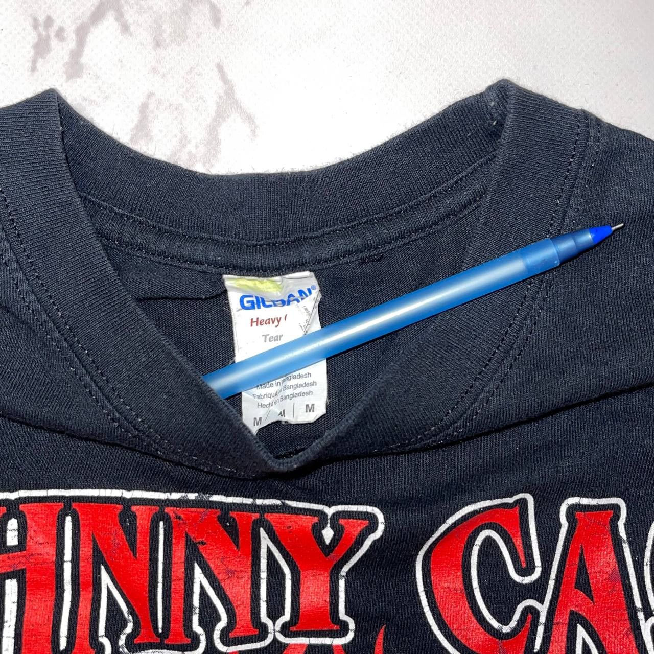 Vintage Johnny Cash Ring Of Fire Vtg Country T-shirt Size M Black Size US M / EU 48-50 / 2 - 5 Thumbnail