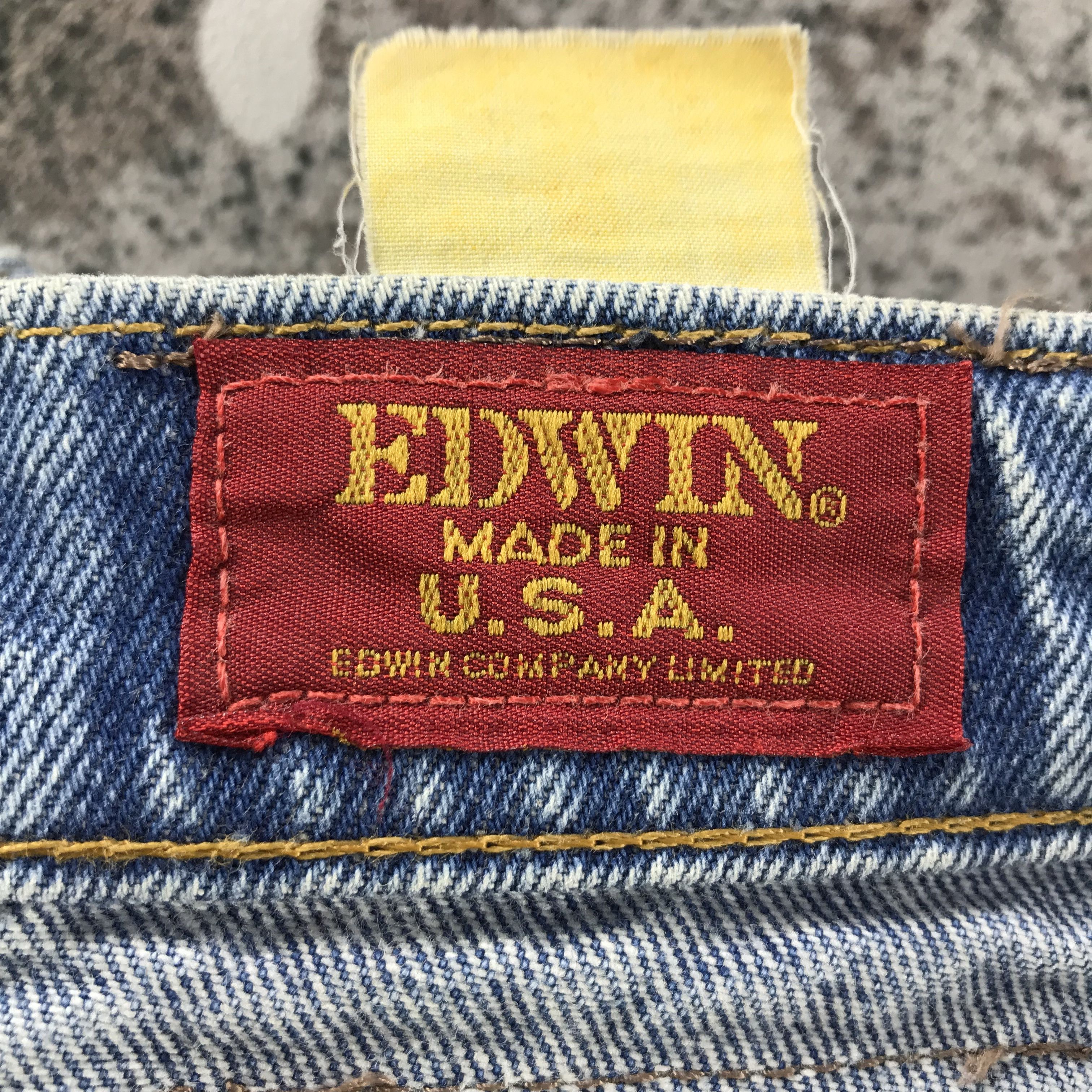 Edwin Vintage Edwin USA Jeans Distressed Denim KJ3377 Size US 31 - 9 Thumbnail