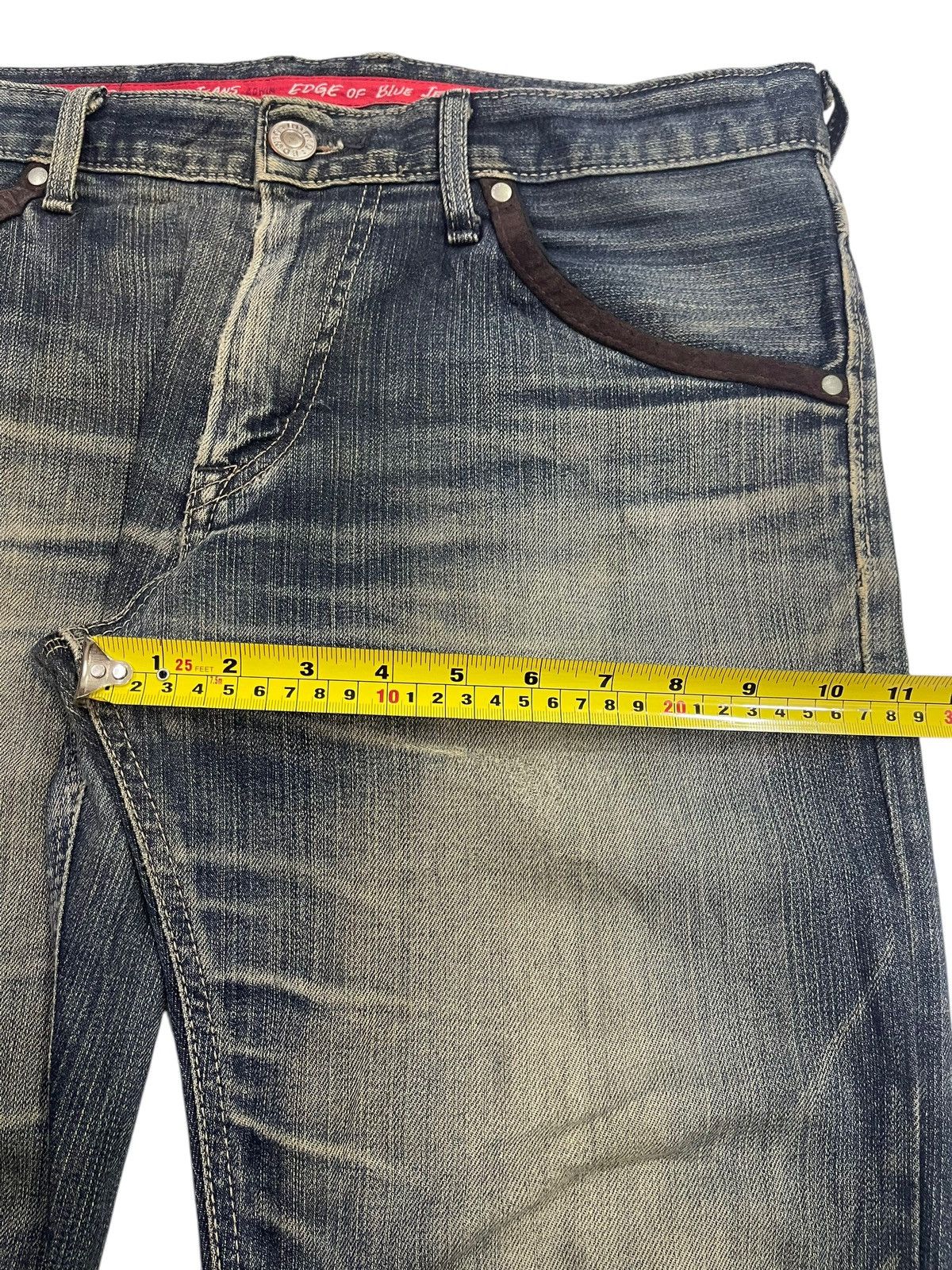 Edwin Vintage Edwin Mud Faded Wash Style Loose Jeans Size US 34 / EU 50 - 14 Thumbnail