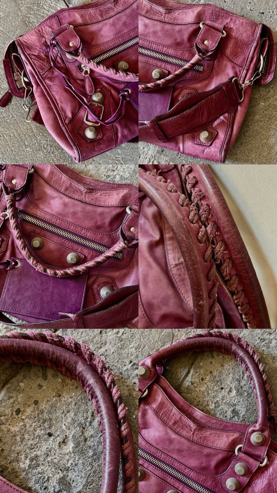Balenciaga Balenciaga - 2000’s - Classic Motorcycle City -Lambskin Bag Size ONE SIZE - 21 Thumbnail
