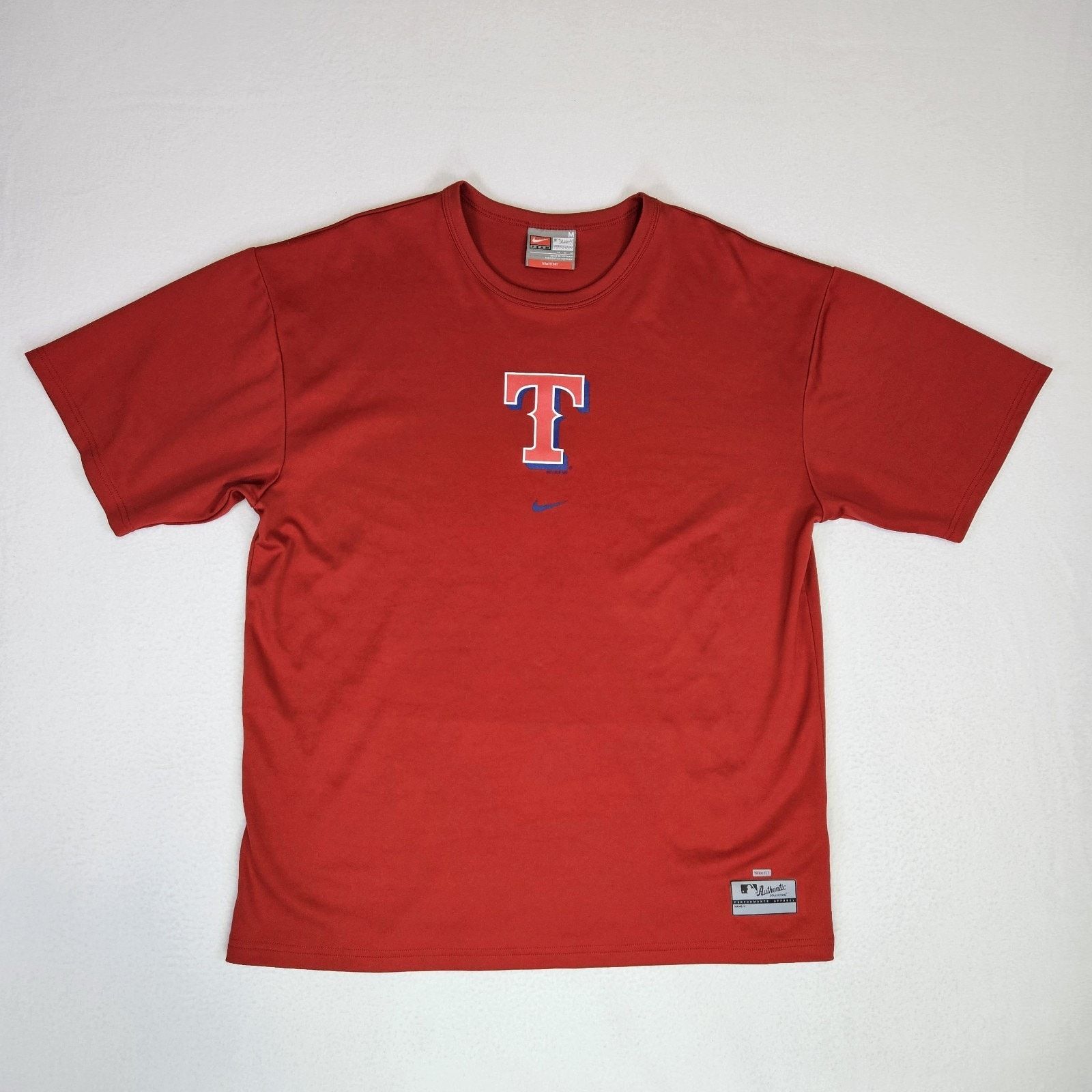 Nike Nike Texas Rangers T-Shirt MLB Y2K Baseball Performance Tee Size US M / EU 48-50 / 2 - 4 Thumbnail