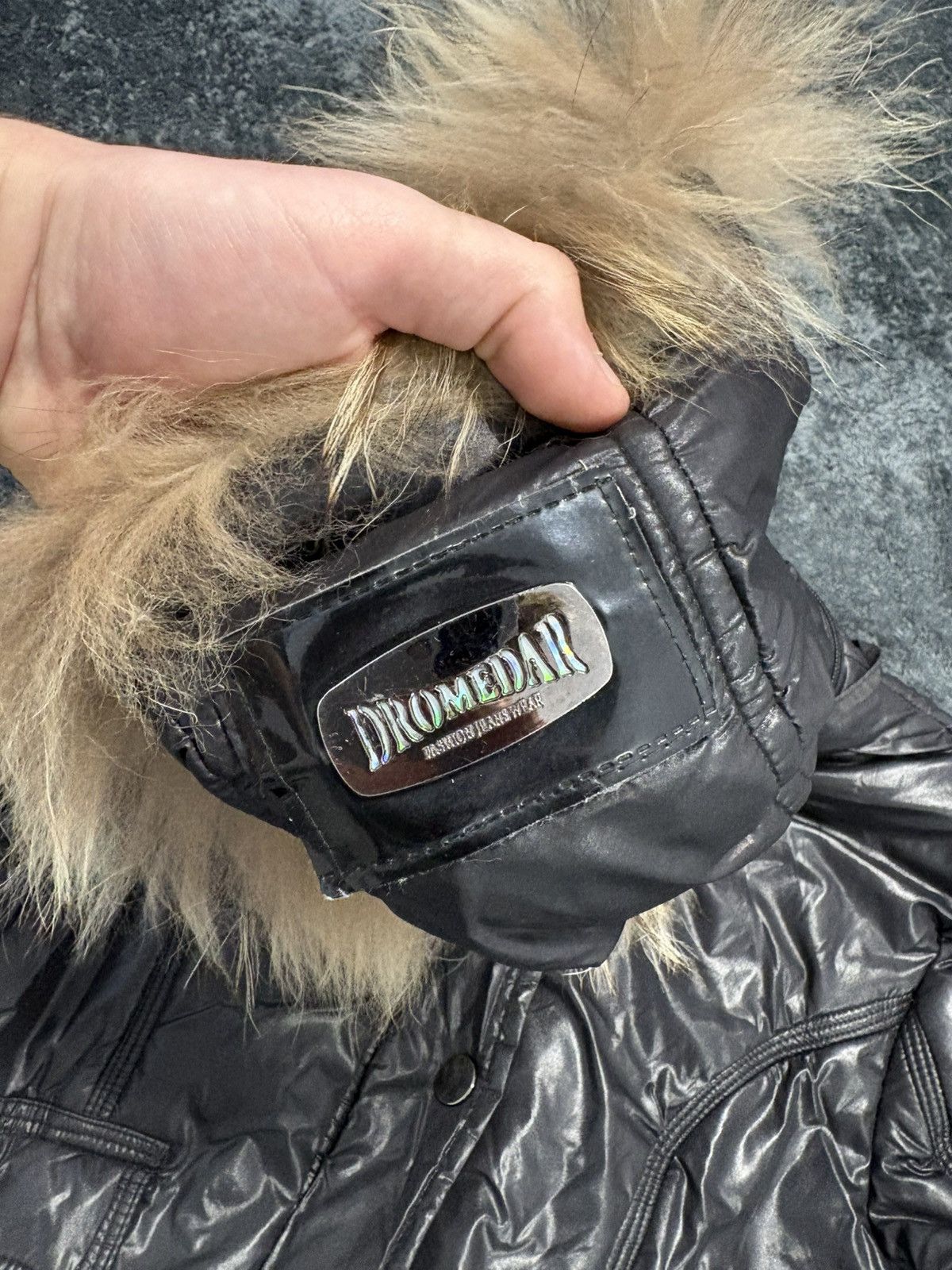 If Six Was Nine 00s LGB If Six Was Nine Style Multi Pocket Faux Fur Jacket Size M / US 6-8 / IT 42-44 - 6 Thumbnail