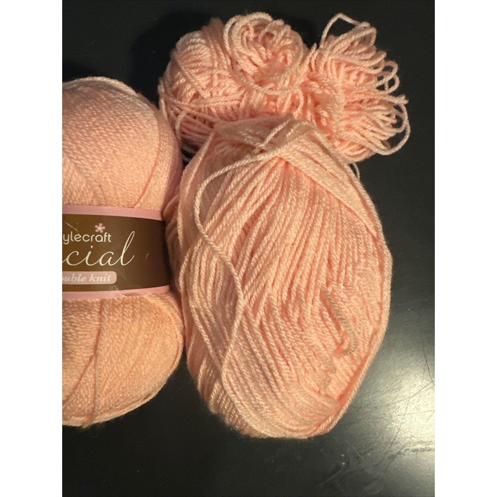 Vintage Stylecraft Special DK Yarn #1026 Apricot Premium Acrylic Lot Size ONE SIZE - 5 Thumbnail
