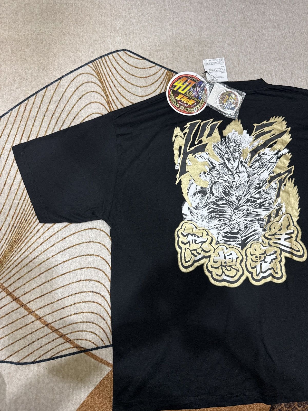 Anime Rare fist Of The North Star 40th Kenshiro Black tshirt Size US L / EU 52-54 / 3 - 5 Thumbnail
