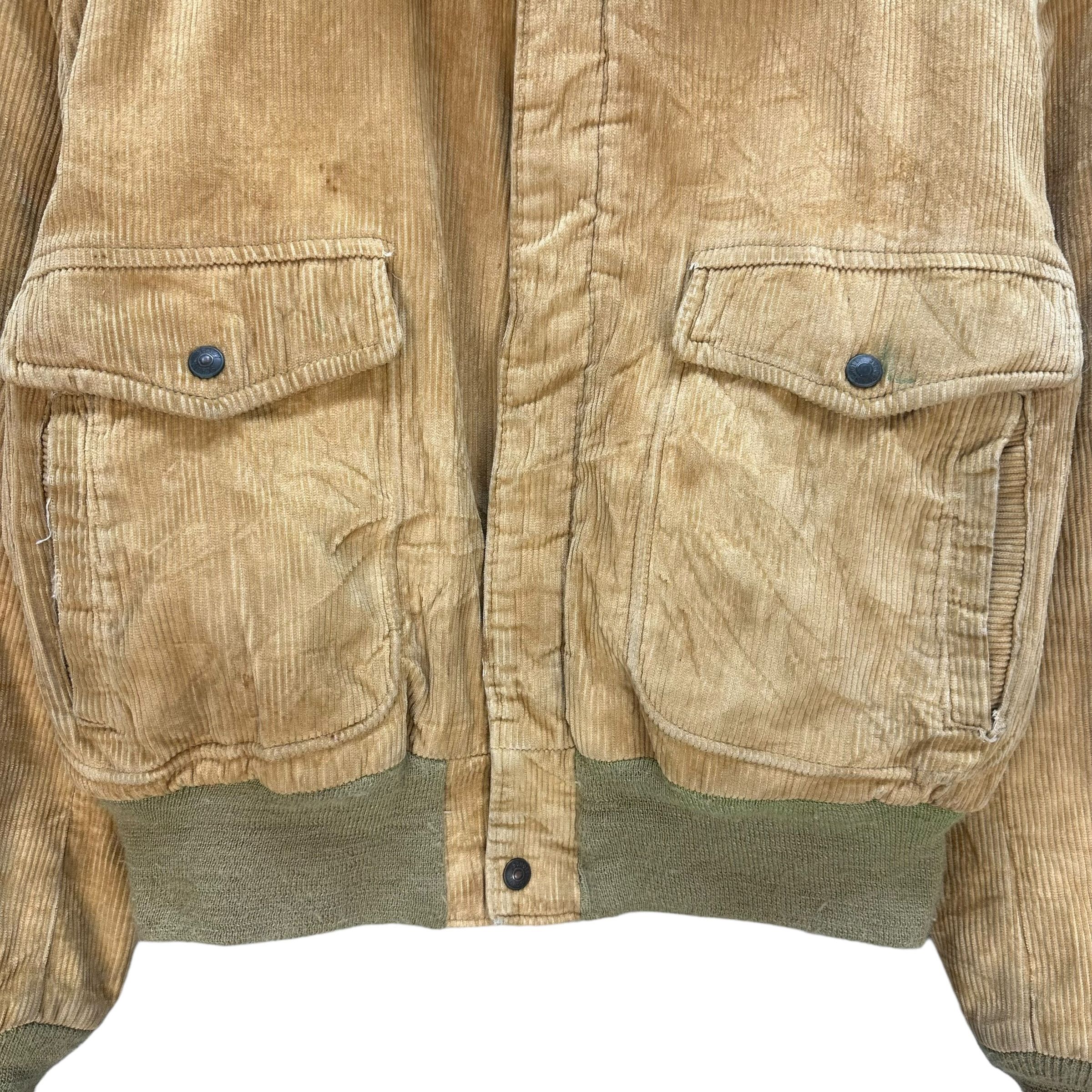 Schott 80's Schott NYC A2 Type Shearling Corduroy Jacket #A14-0357 Size US M / EU 48-50 / 2 - 4 Thumbnail