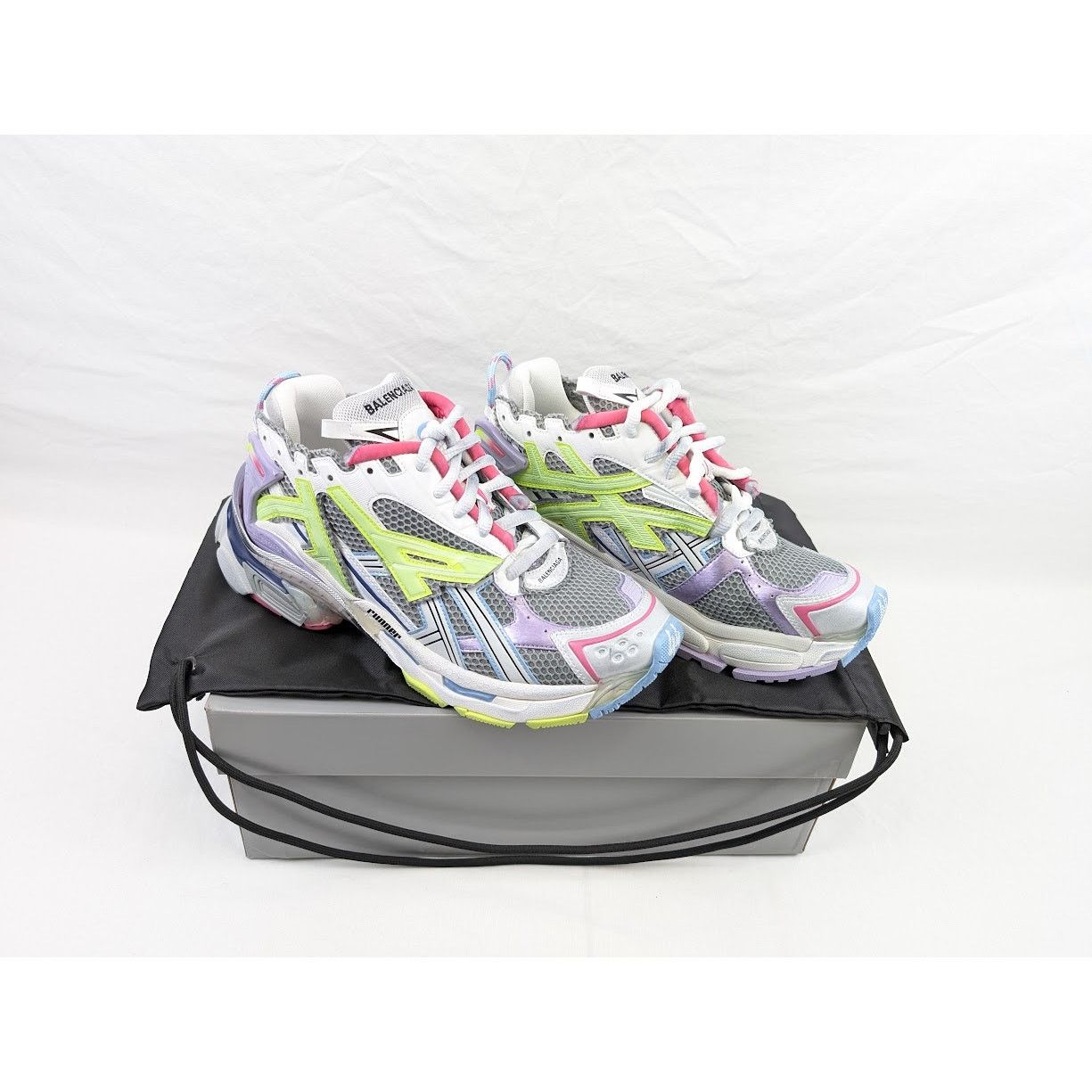 Balenciaga o1rshd1 Fluo Upper/ Mesh Runners in Multicolor Size US 11 / EU 44 - 18 Thumbnail