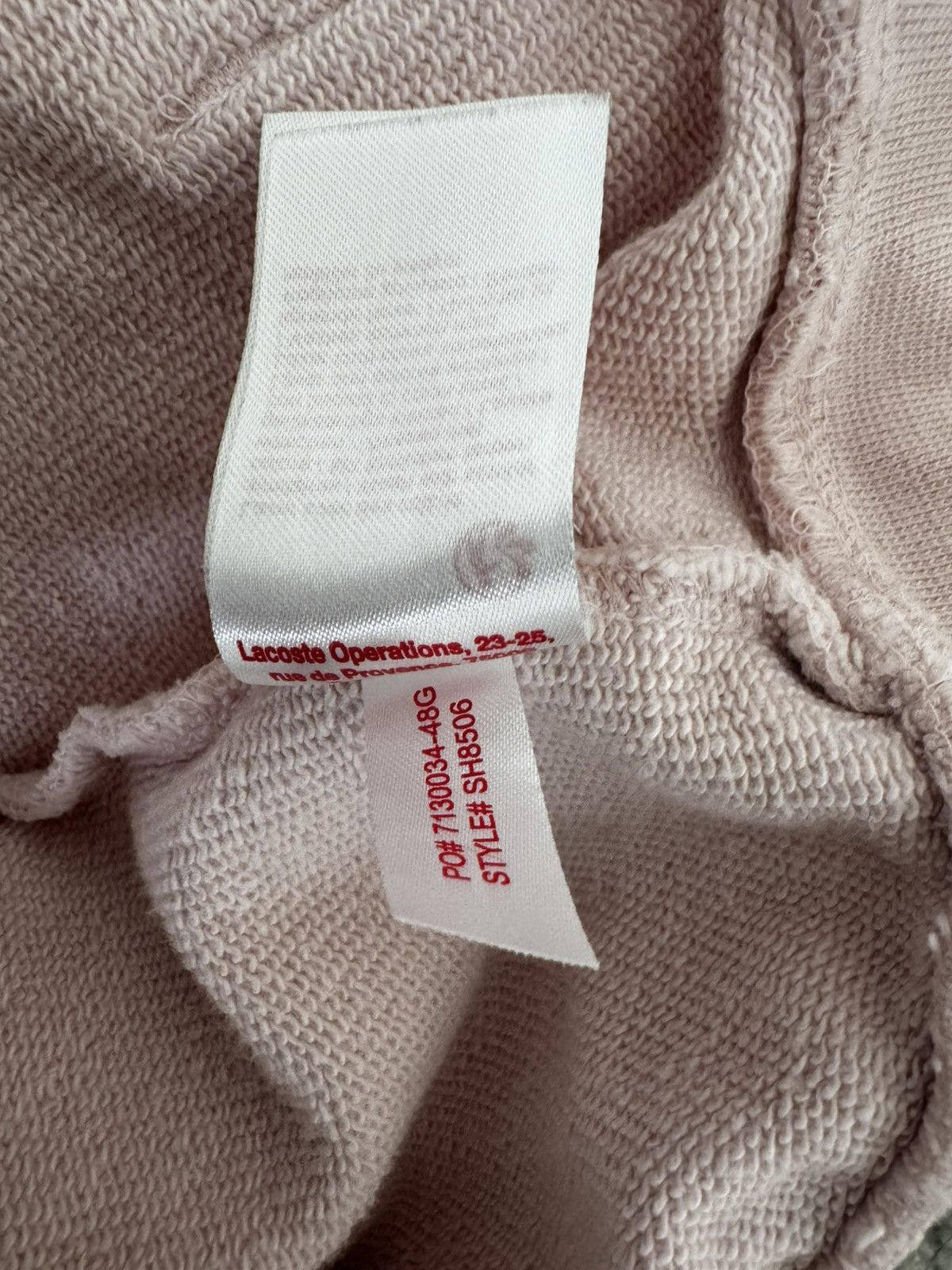 Lacoste × Supreme Supreme x Lacoste Pink Hoodie Size US L / EU 52-54 / 3 - 6 Thumbnail