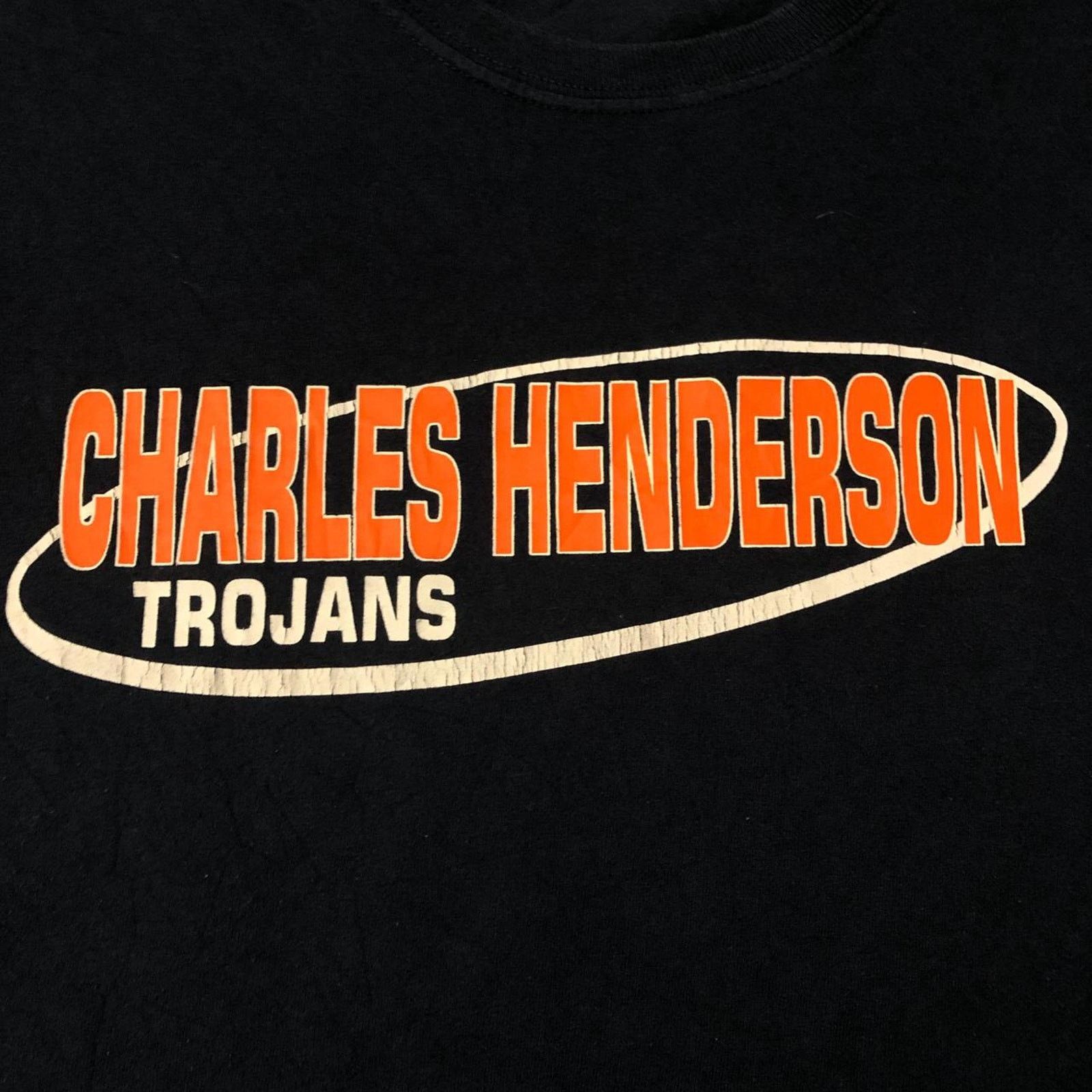 Gildan Men’s Navy Charles Henderson Trojans Graphic Tee Size US XXL / EU 58 / 5 - 3 Thumbnail