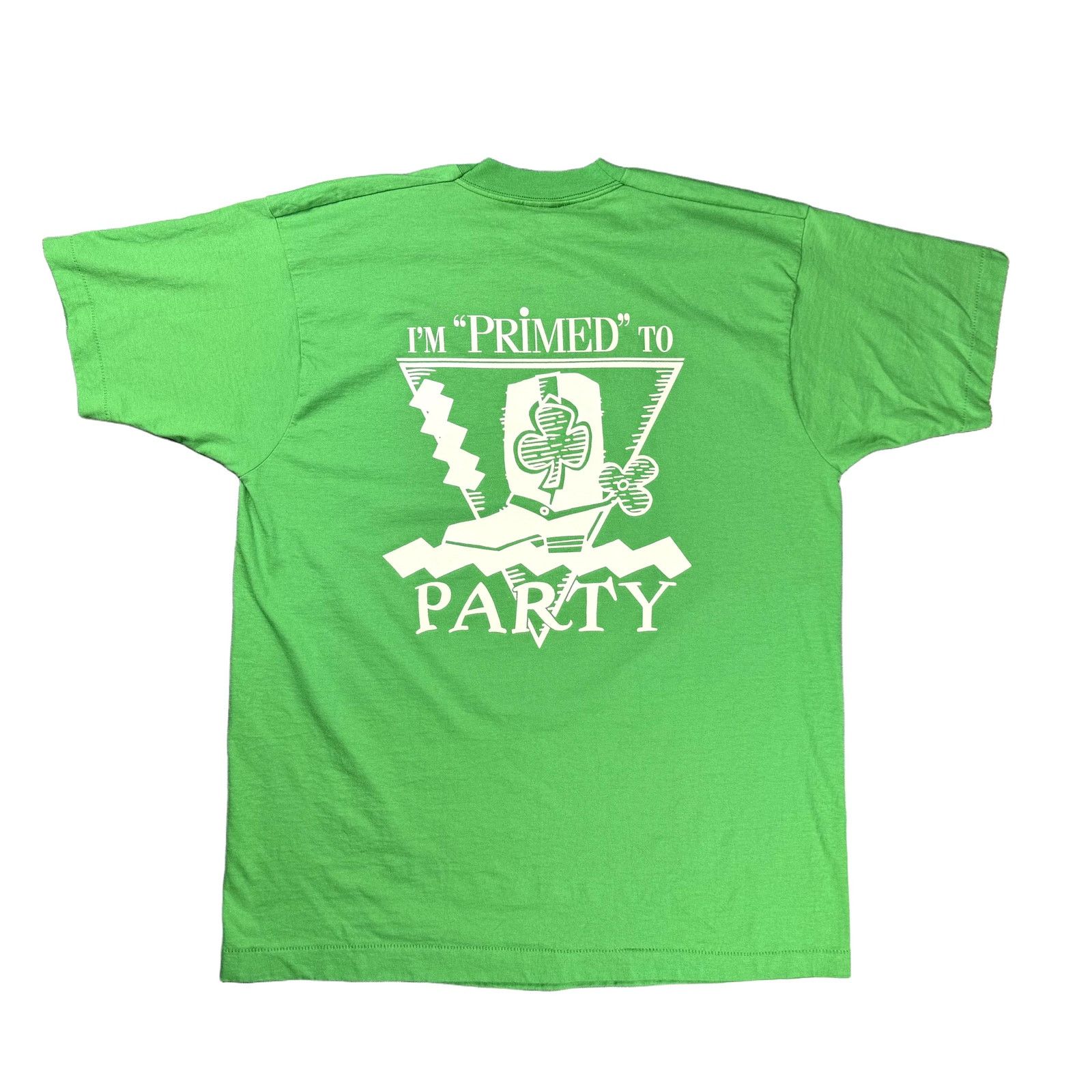 Fruit Of The Loom Vintage St. Patrick's Day 1995 Tee XL Single Stitch Size US XL / EU 56 / 4 - 3 Thumbnail