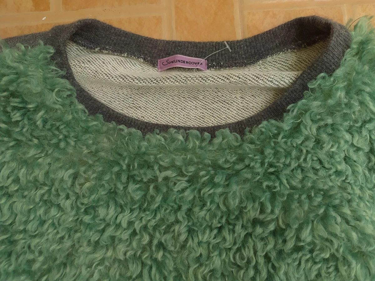 Undercover SUE UNDERCOVER FUR FAUX GREEN JUMPER SWEATER SIZE 1 Size M / US 6-8 / IT 42-44 - 5 Thumbnail