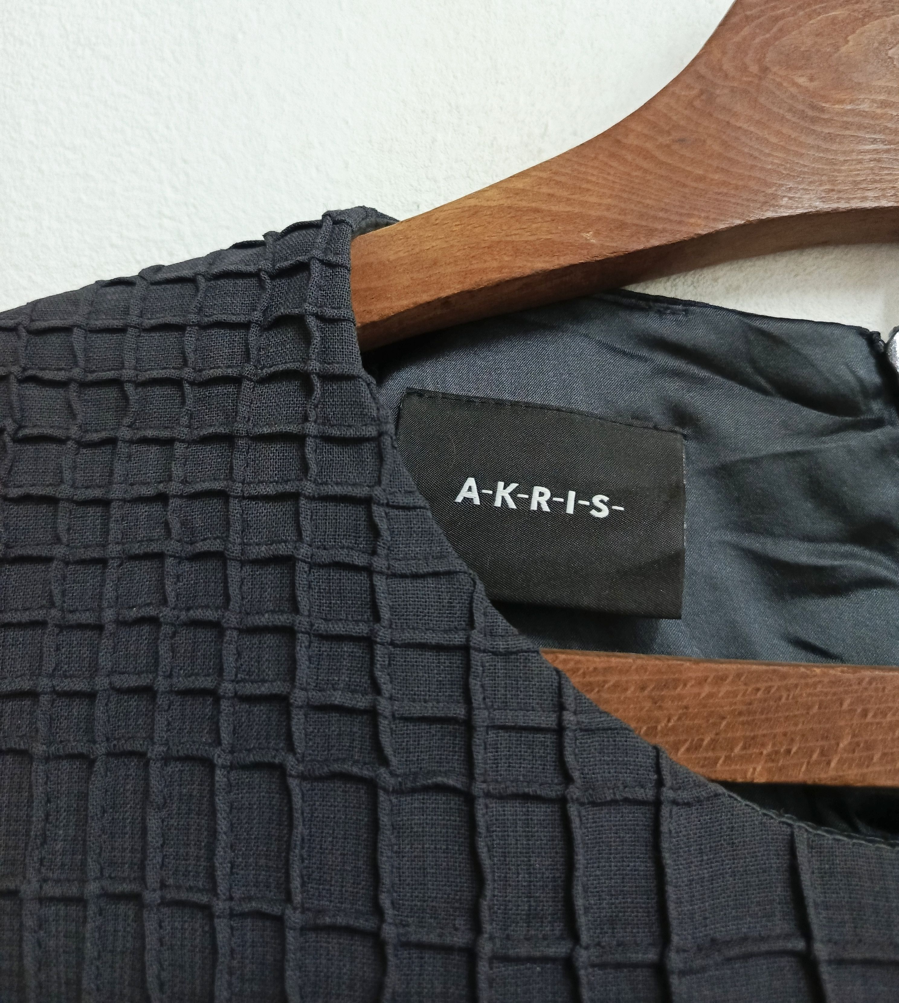 Akris AKRIS Textured Light Wool Sleeveless Dress Size M / US 6-8 / IT 42-44 - 4 Thumbnail