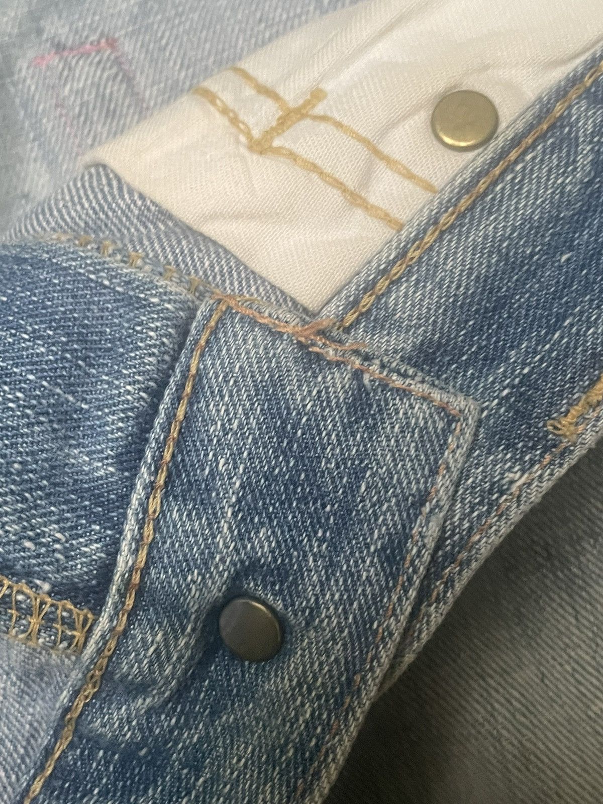 Lee × Vintage Vintage Lee Riders Faded Distresed Denim Size US 32 / EU 48 - 21 Thumbnail