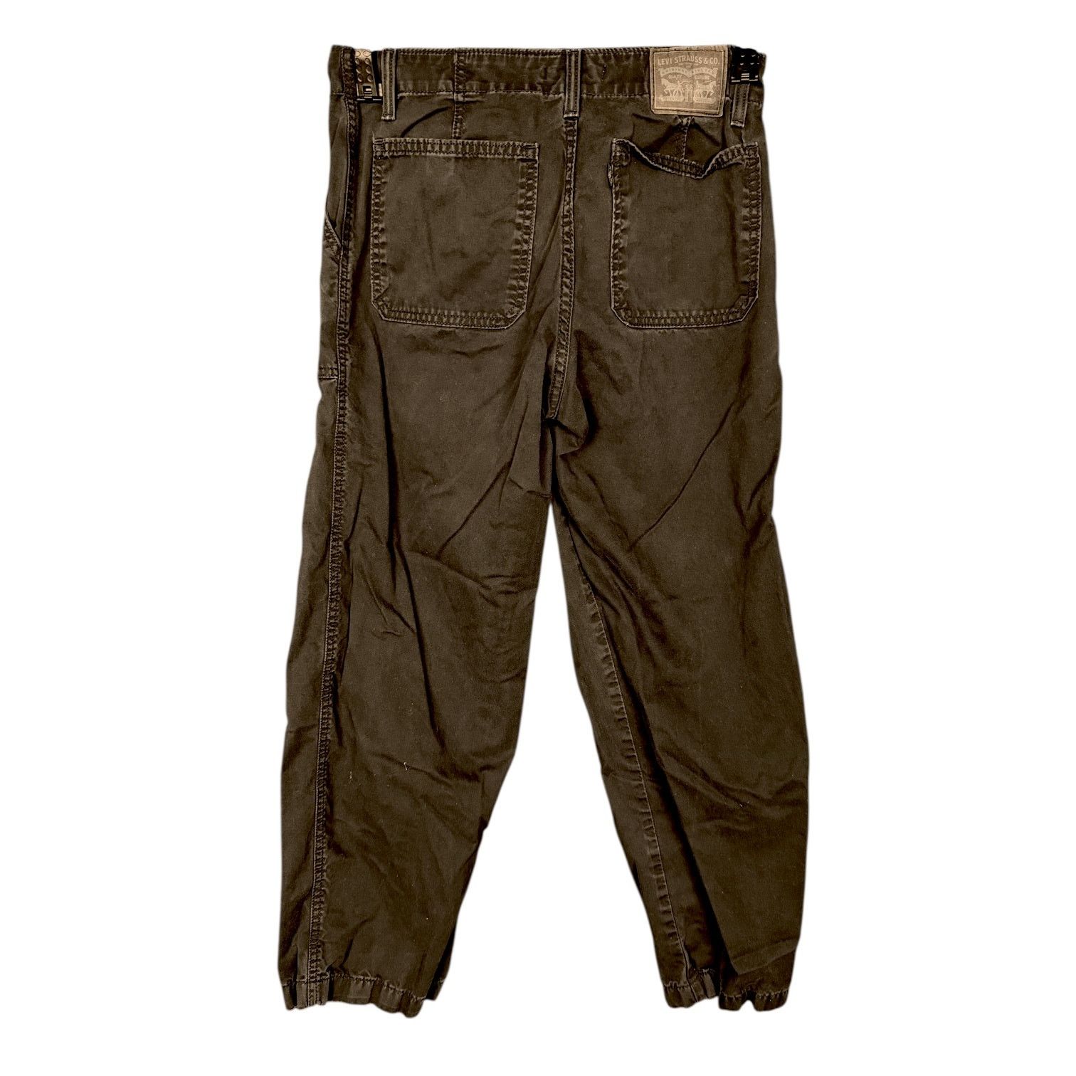 Levi's Levi's '94 Baggy Blue Utility Women's Khaki Pants 27x26 Size 27" / US 4 / IT 40 - 2 Thumbnail