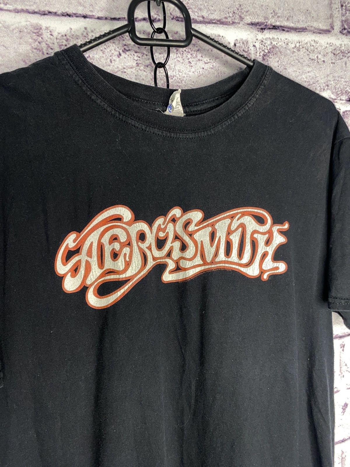 Band Tees MENS Crazy Vintage Aerosmith Tour Shirt Band Tee Rare Black Size US M / EU 48-50 / 2 - 3 Thumbnail