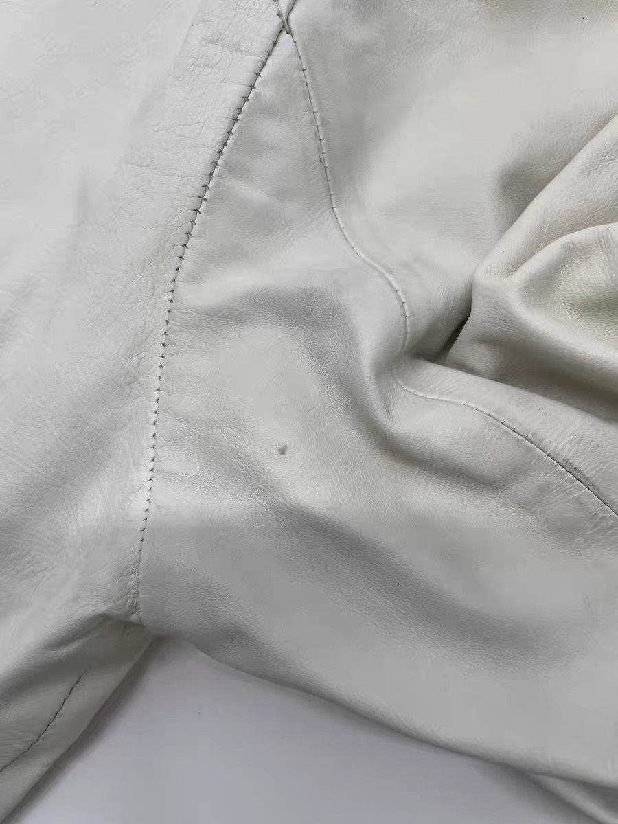 Gucci Gucci Cream Leather Bomber Jacket-2506 Size US M / EU 48-50 / 2 - 14 Thumbnail