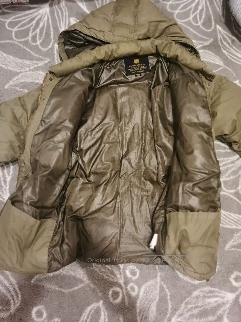 Neighborhood Neighborhood Military Green L Size Down Jacket Size US L / EU 52-54 / 3 - 4 Thumbnail
