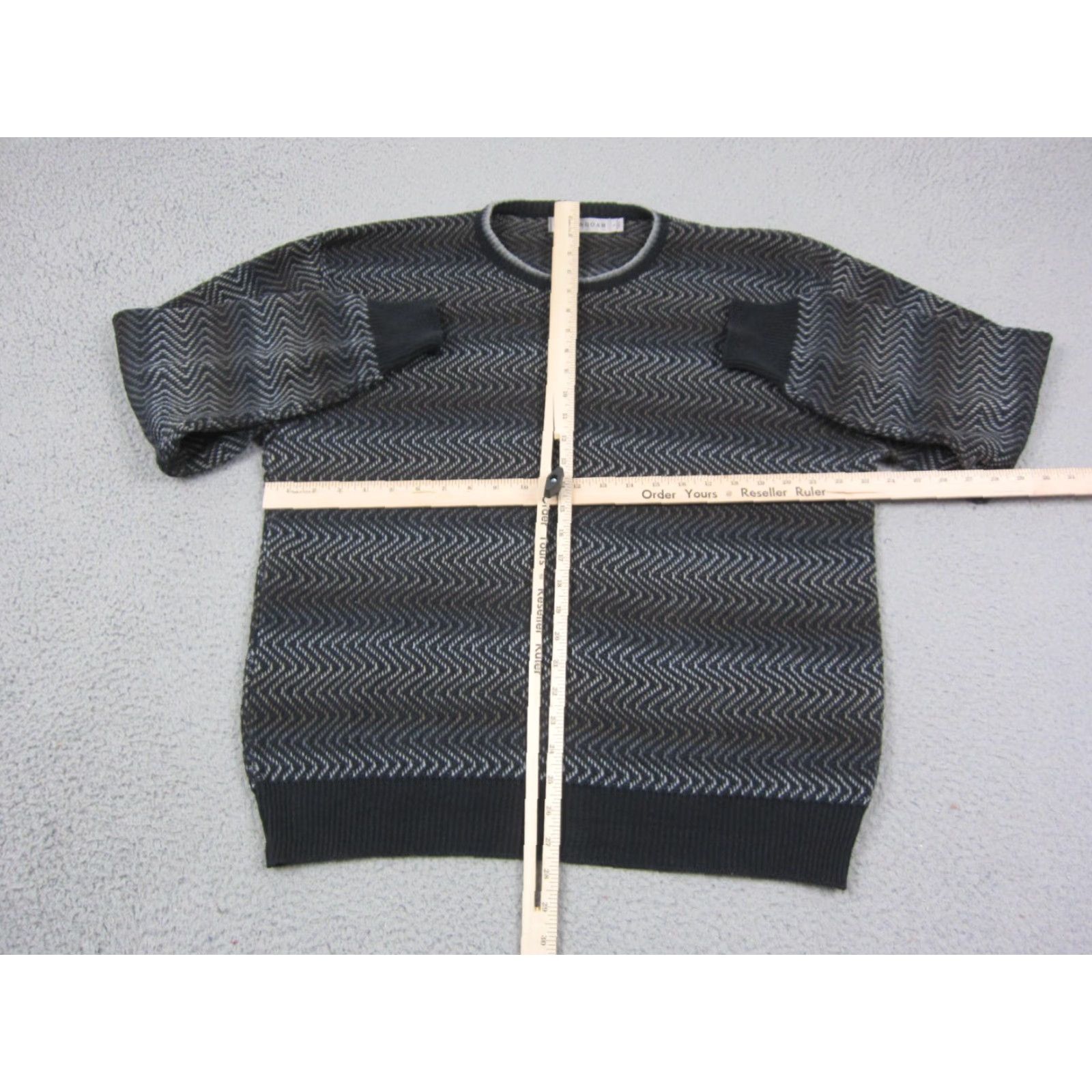 Vintage VINTAGE Shenandoah Sweater Mens L Black Crew Neck Pullover Knit Wool 80s 90s Casual Workwear Golf Walking -N/A-? Size US L / EU 52-54 / 3 - 4 Thumbnail