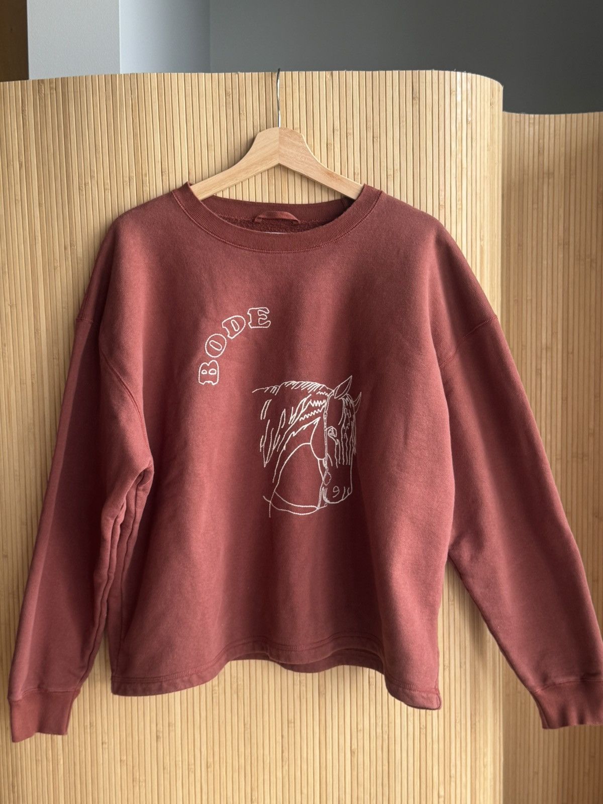 Bode Bode Pony Sweatshirt Size M/L Size US M / EU 48-50 / 2 - 1 Thumbnail