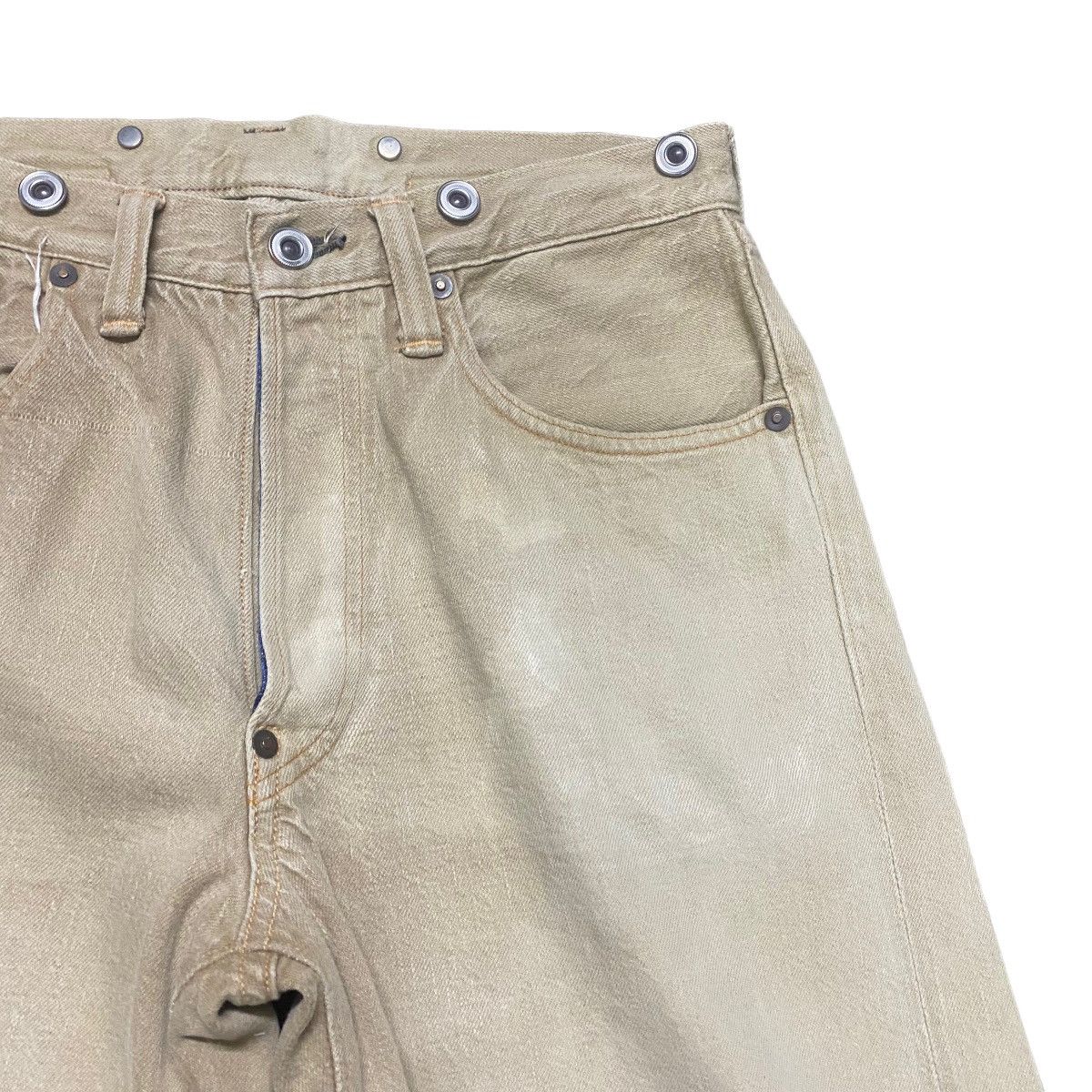 Heller's Cafe × Warehouse Vintage Heller's Cafe Denim Selvedge Jeans buckle Size US 28 / EU 44 - 5 Thumbnail