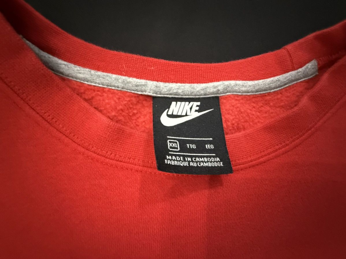 Nike Nike Just Do It box red sweatshirt size XXL Size US XXL / EU 58 / 5 - 3 Thumbnail