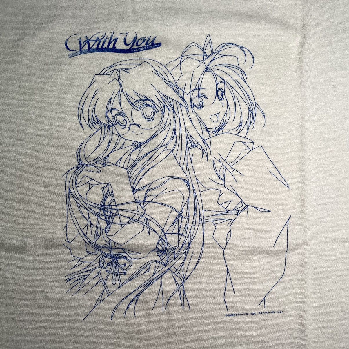 Anime 💥RARE!💥 2000’s WITH YOU MANGA ARTWORK ANIME T SHIRT Size US XL / EU 56 / 4 - 5 Thumbnail