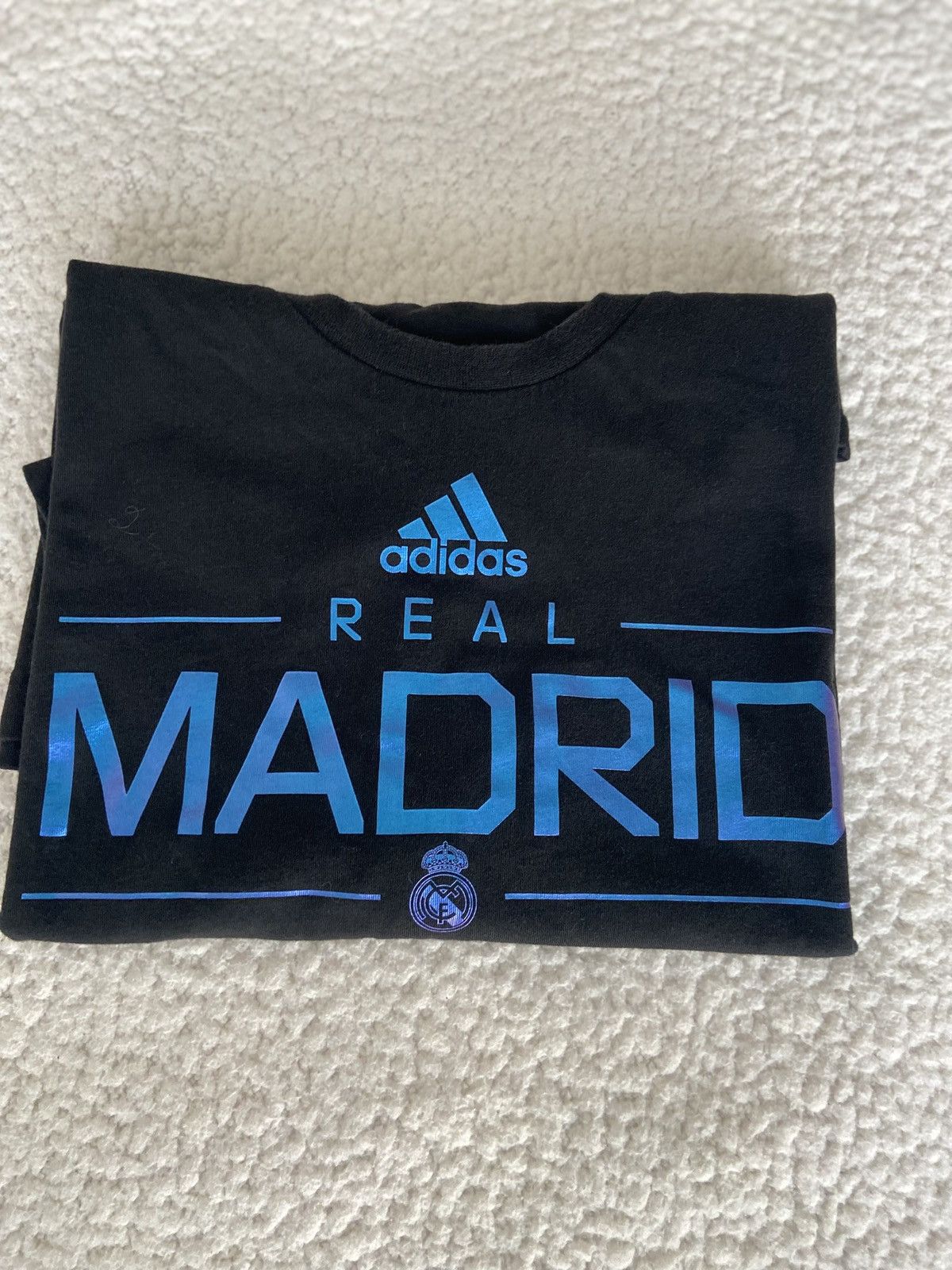 Adidas × Designer ADIDAS x FC REAL MADRID Short Sleeve Black Soccer Shirt XL Size US XL / EU 56 / 4 - 11 Thumbnail