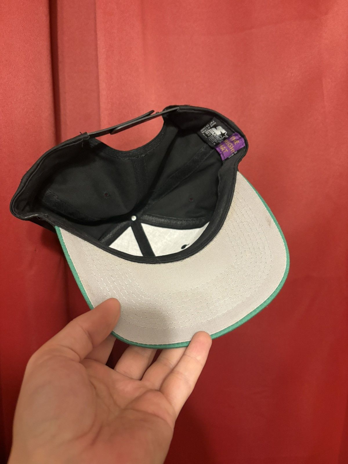 Starter Vintage Saskatchewan Roughrider Hat 90’s Starter CFL Grail Size ONE SIZE - 4 Thumbnail