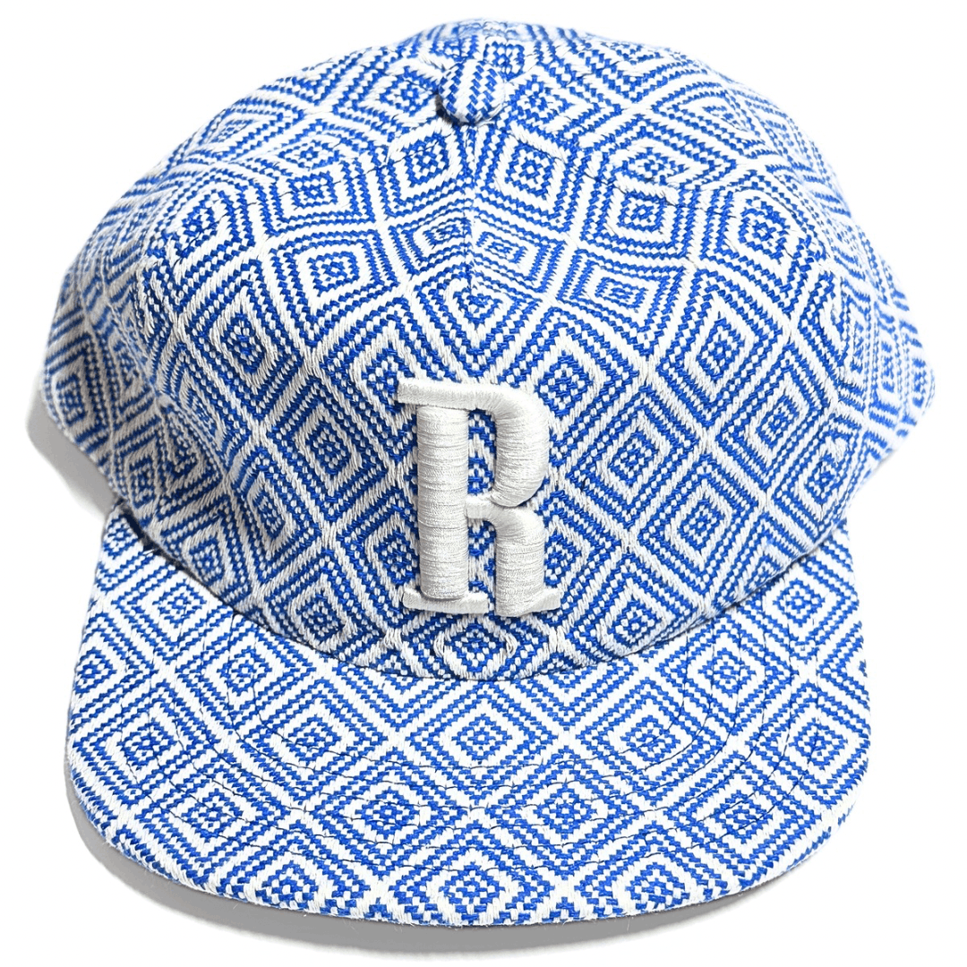 Rhude Rhude Blue & White Geometric Jacquard Trucker Hat Size ONE SIZE - 1 Thumbnail