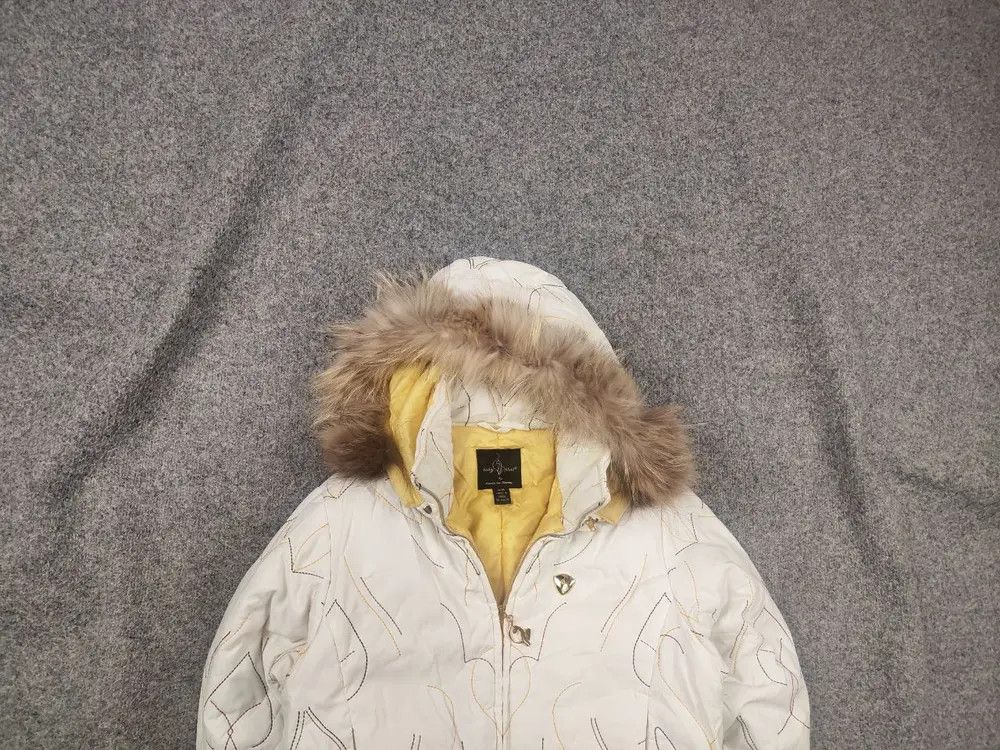 If Six Was Nine Rare Vintage Y2K Baby Phat Fur Jacket Ribbed LGB Grunge Size M / US 6-8 / IT 42-44 - 1 Thumbnail