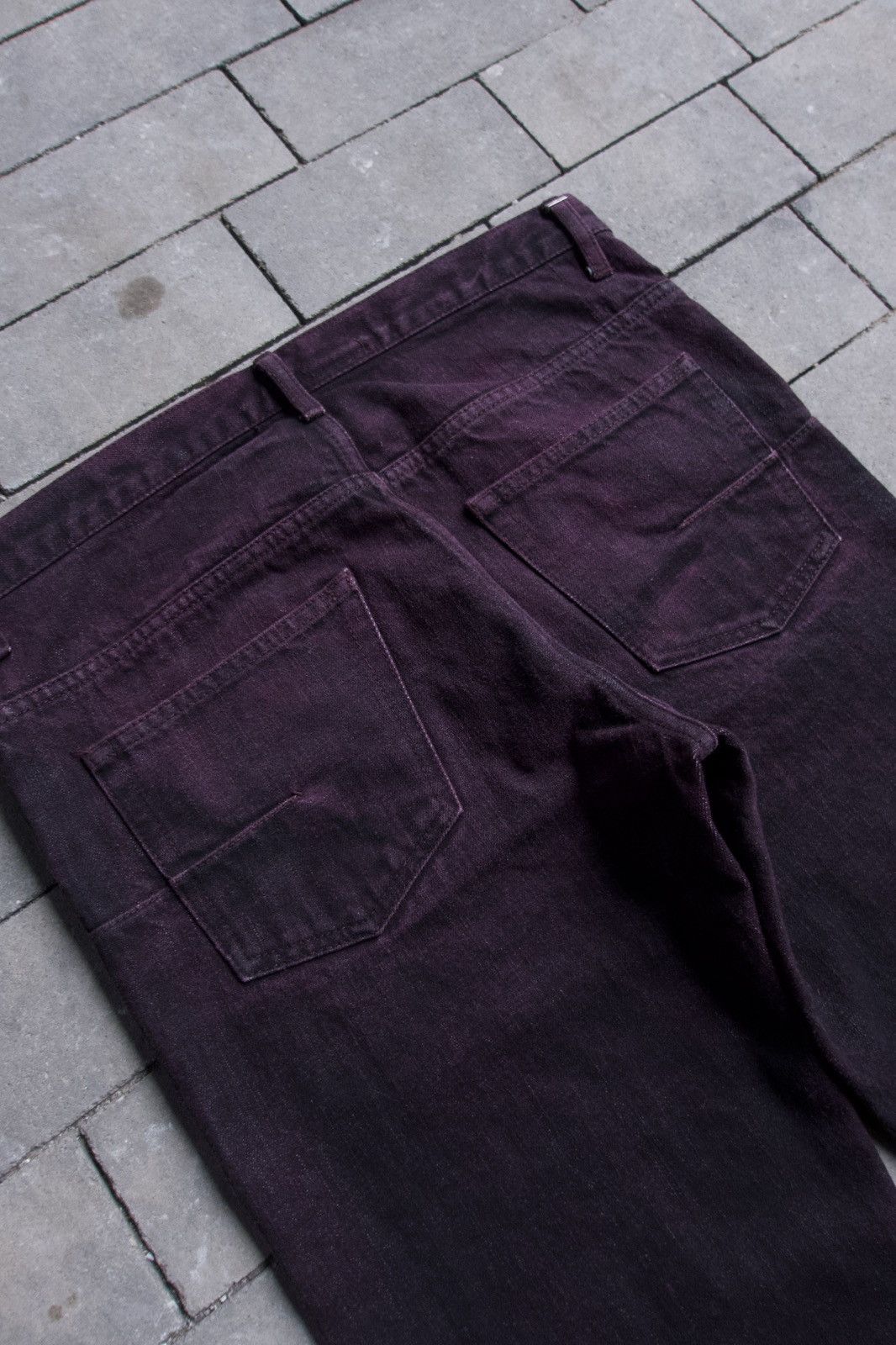 Dior AW08 Dior Blood Burgundy Wax jeans by KVA Waxed Size US 30 / EU 46 - 7 Thumbnail