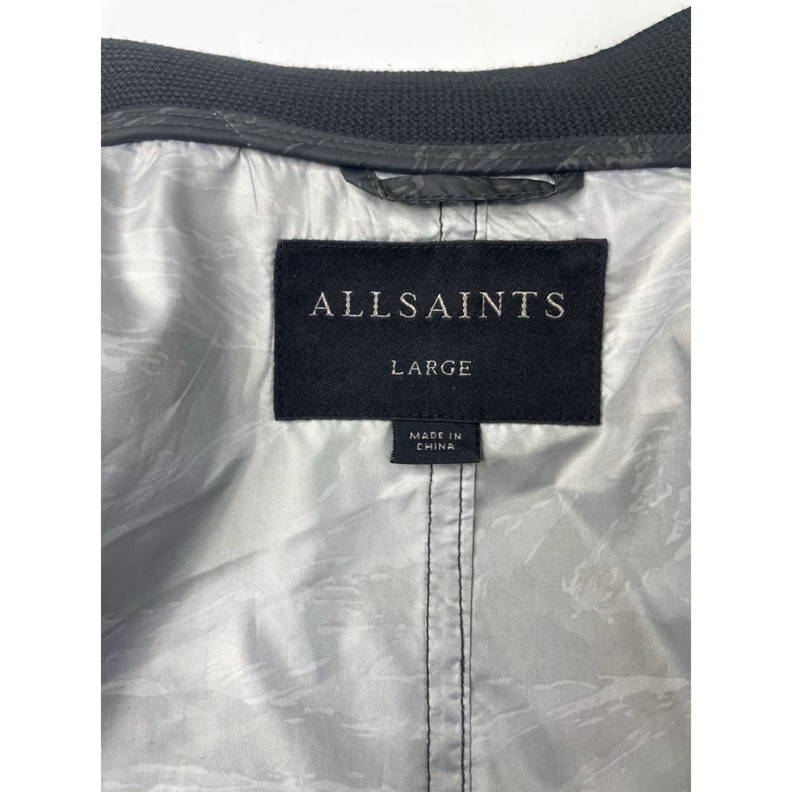 Allsaints Allsaints Morton Bomber Jacket Camo Full Zip Mens L Colorful Multicolor Nylon Regular Jacket Size US L / EU 52-54 / 3 - 3 Thumbnail