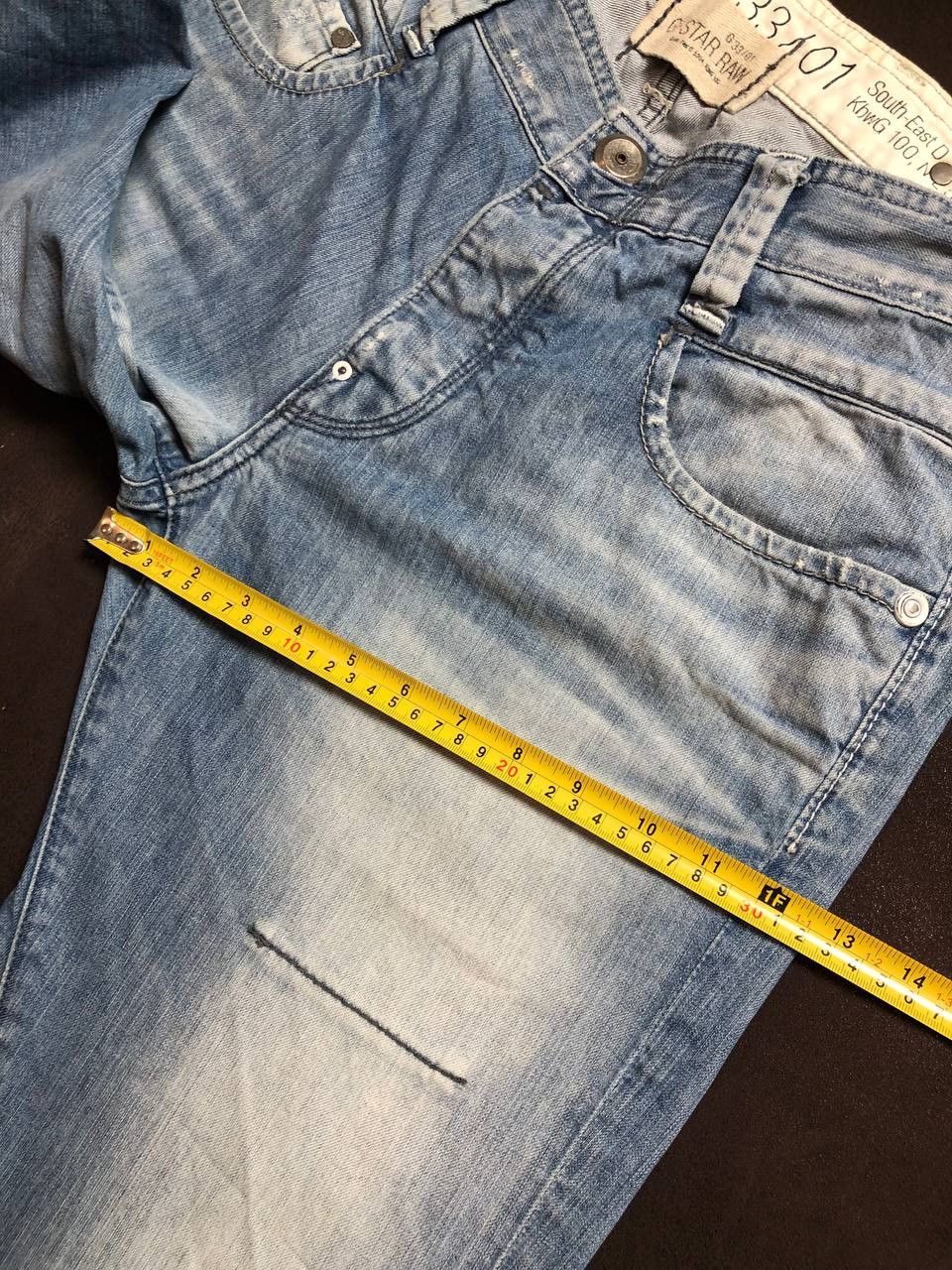 G-Star G-STAR ARC 3D SLIM Blue Zip Fly Jeans Men Size US 34 / EU 50 - 6 Thumbnail