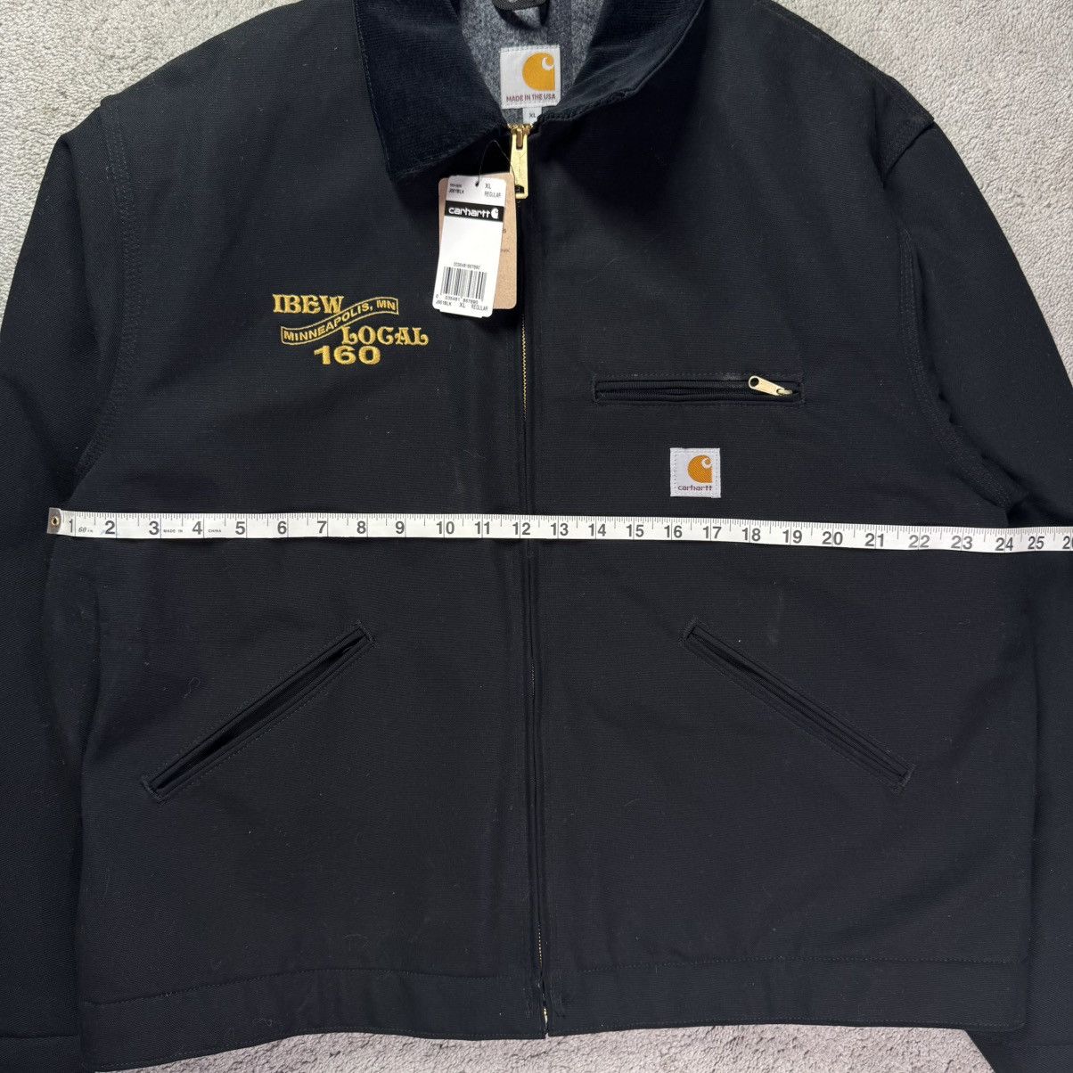 Carhartt Carhartt J001 BLK Black Detroit Jacket XL - Deadstock - USA Size US XL / EU 56 / 4 - 7 Thumbnail