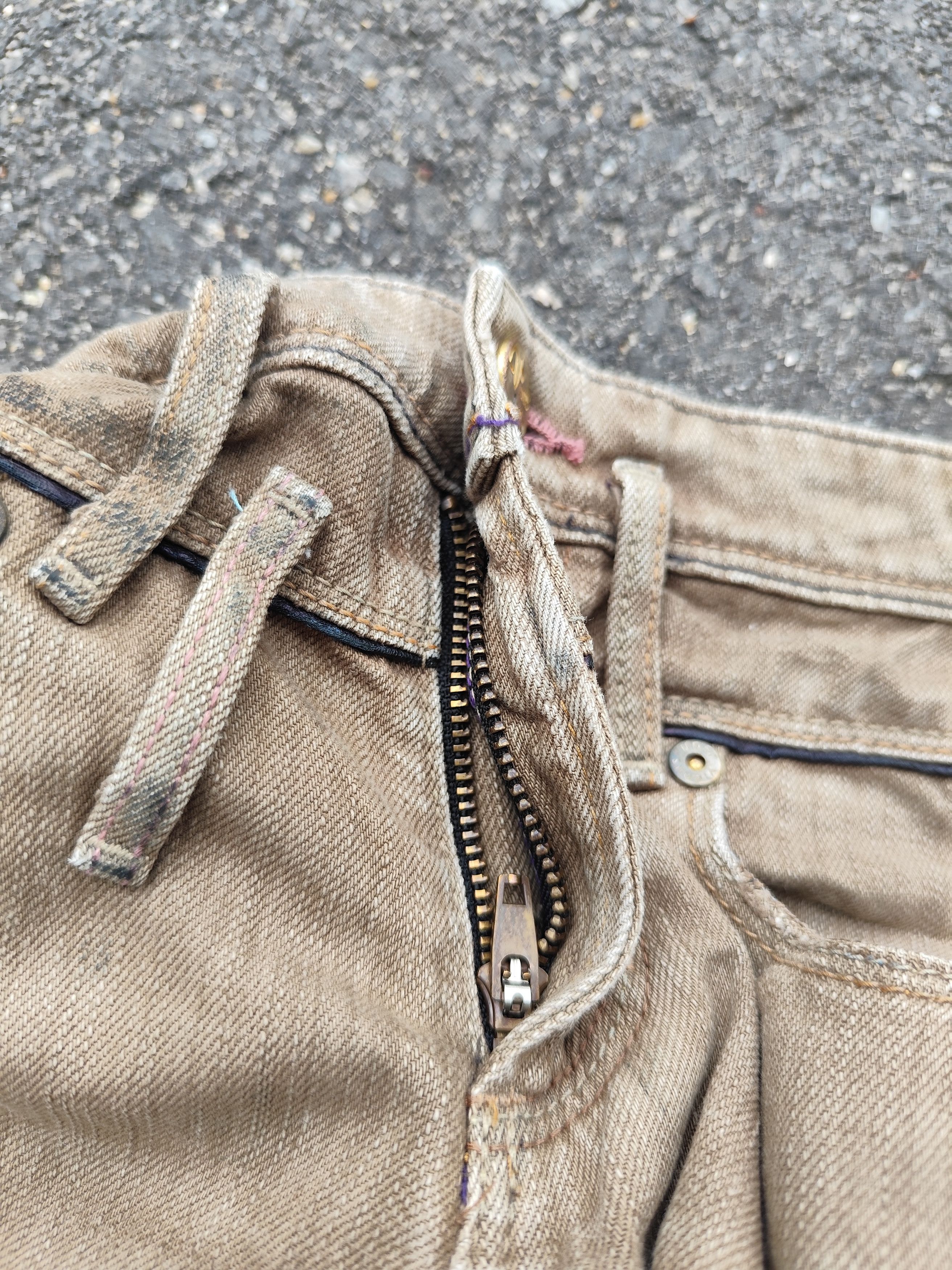 Edwin Vintage Edwin Vienus Flare Nice Colour Denim - B_J/1124/4 Size 29" - 15 Thumbnail