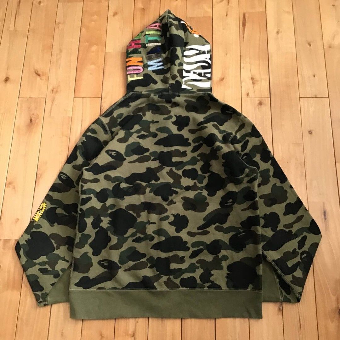 Bape BAPE Tiger full zip hoodie 1st camo green a bathing ape Size US XL / EU 56 / 4 - 2 Thumbnail