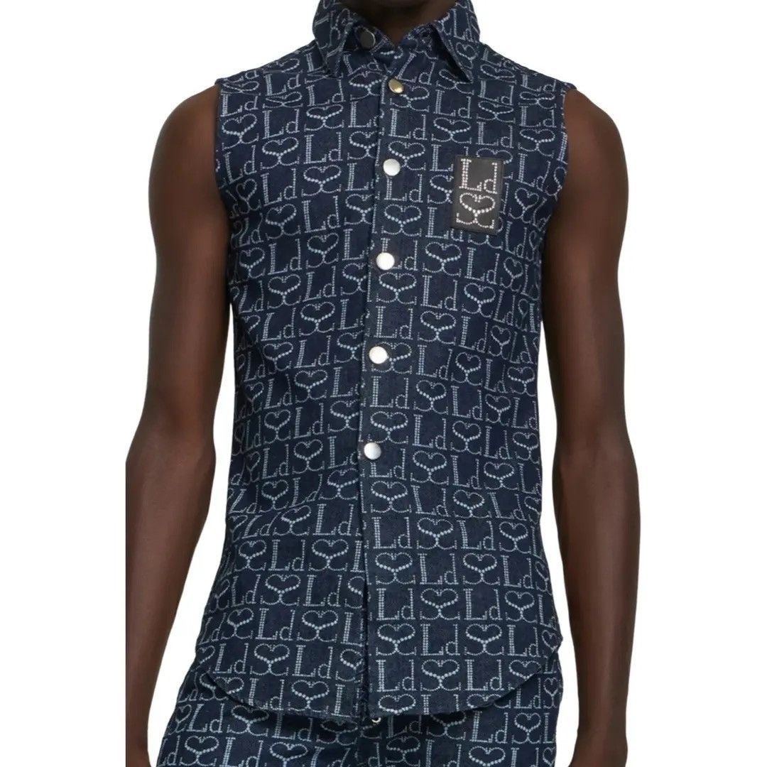 Ludovic De Saint Sernin !DS! AW23 Ludovic De Saint Sernin Monogram Sleeveless Size US L / EU 52-54 / 3 - 1 Thumbnail