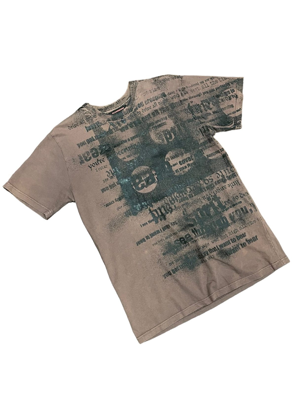 Japanese Brand Archival Gothic Lolita Algonquins Japan Punk Tee Size US M / EU 48-50 / 2 - 7 Thumbnail