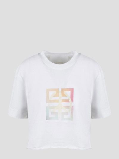 o1srvl11e0924 Short T-shirt In Printed Jersey in White