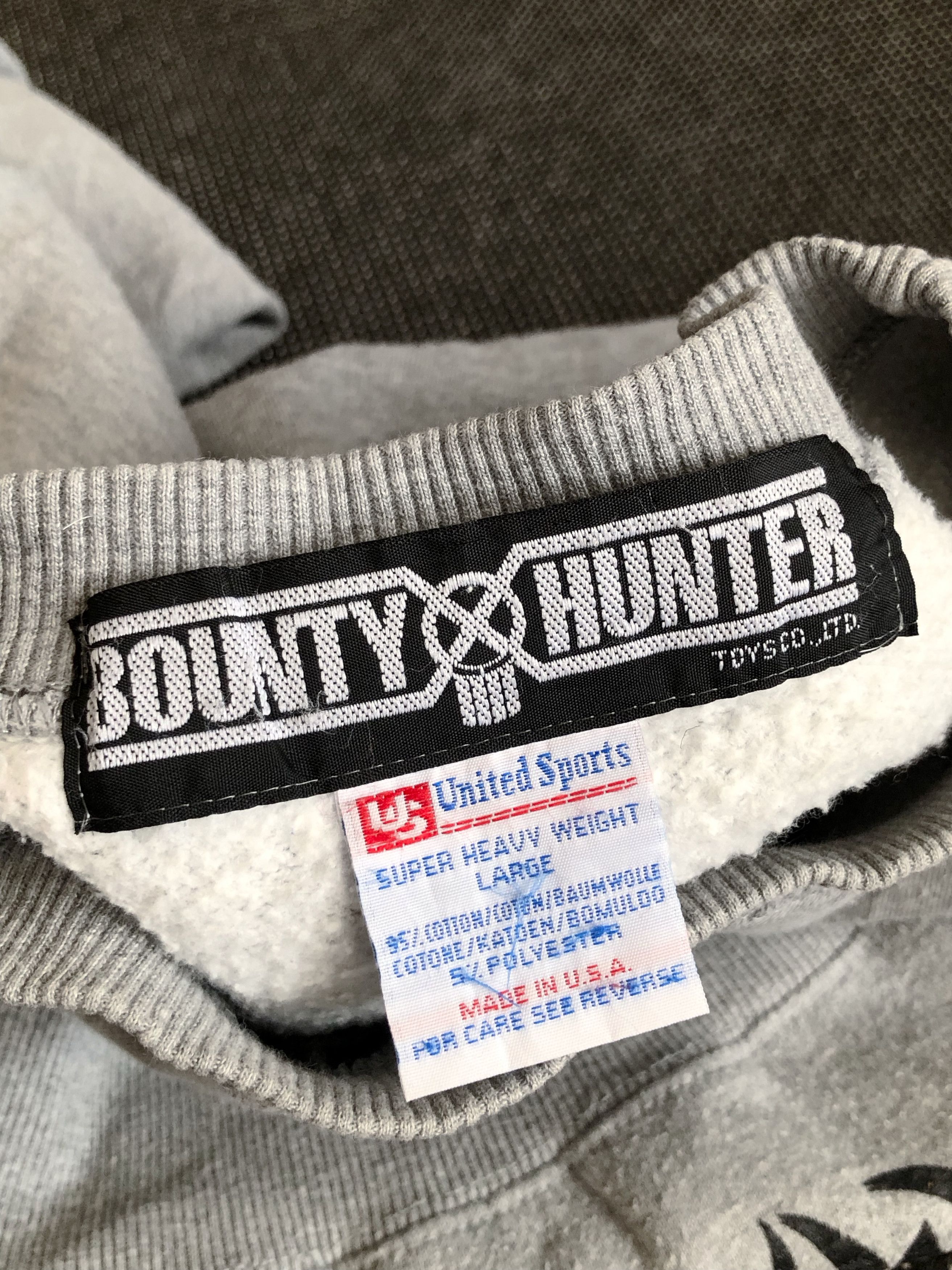 Bounty Hunter RARE🔥VINTAGE BOUNTY HUNTER GOTH METAL FONTS SWEATSHIRT Size US M / EU 48-50 / 2 - 7 Thumbnail