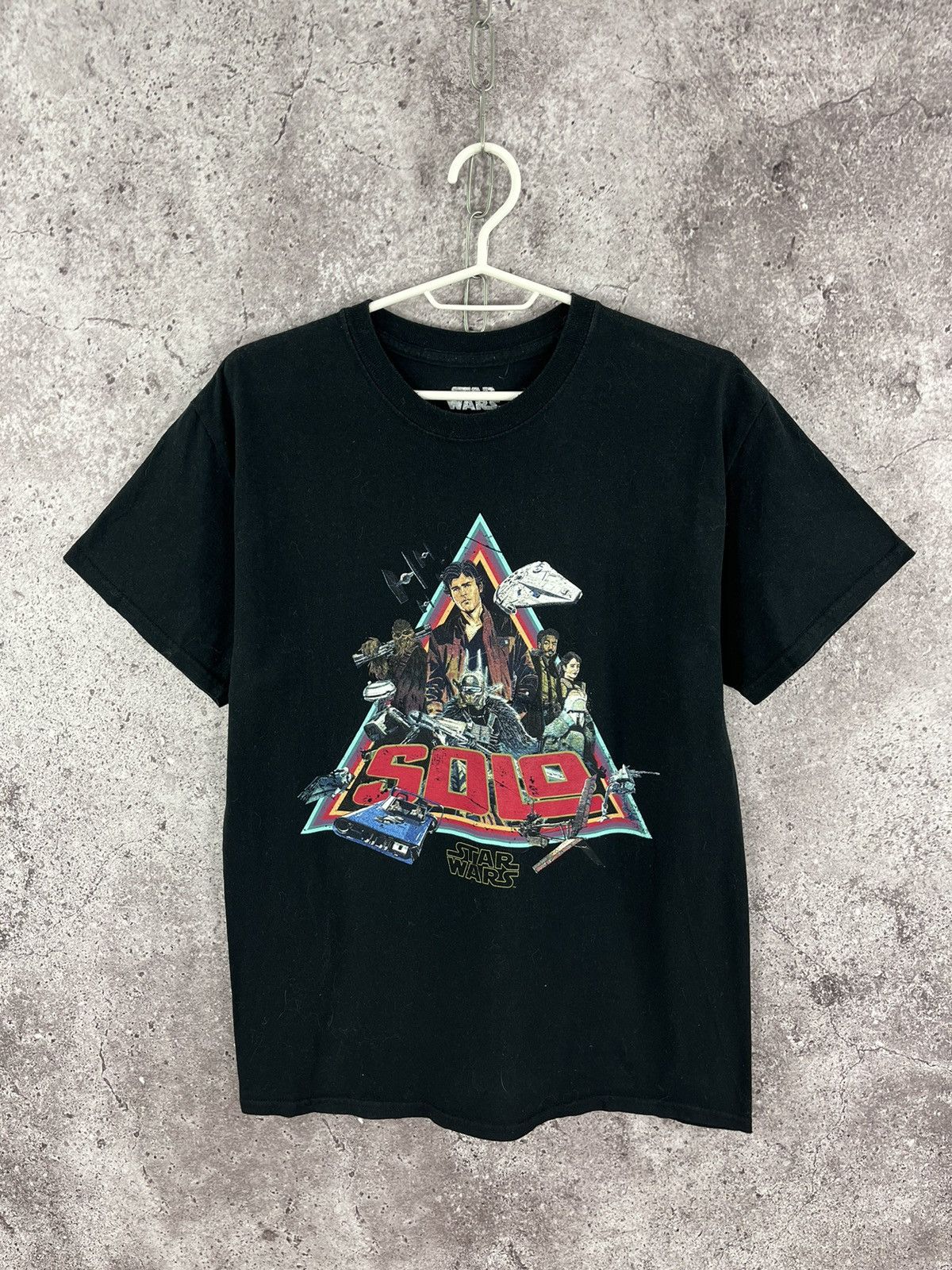Star Wars × Vintage Star Wars Solo T-Shirt Big Logo Black Size M Size US M / EU 48-50 / 2 - 1 Thumbnail