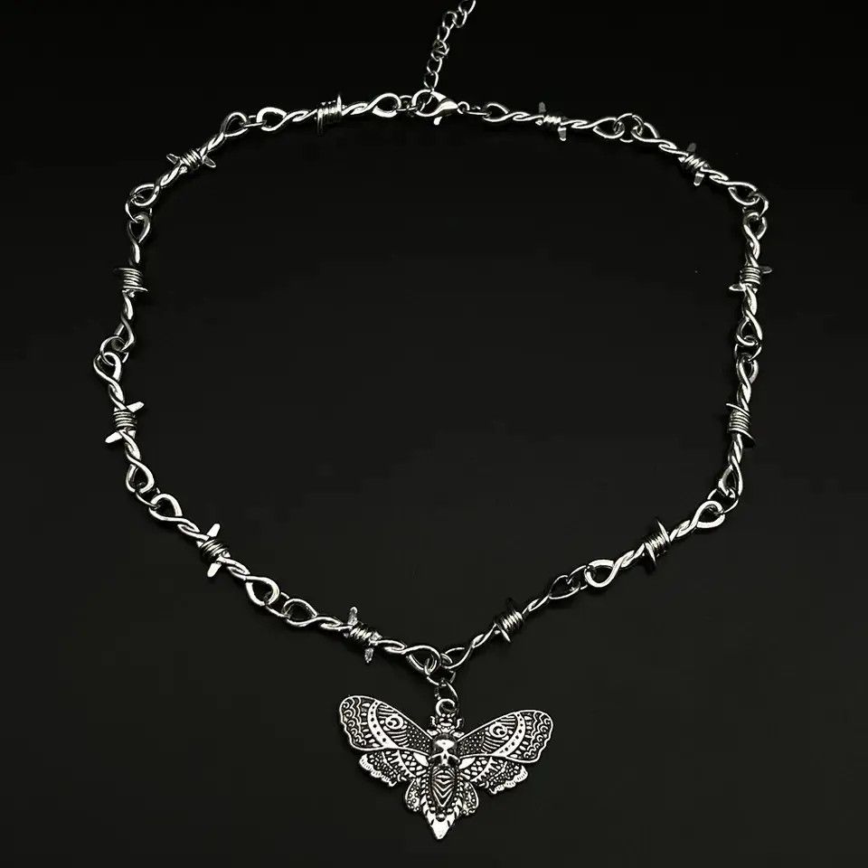 Jewelry Barbed Wire Necklace Size ONE SIZE - 2 Thumbnail