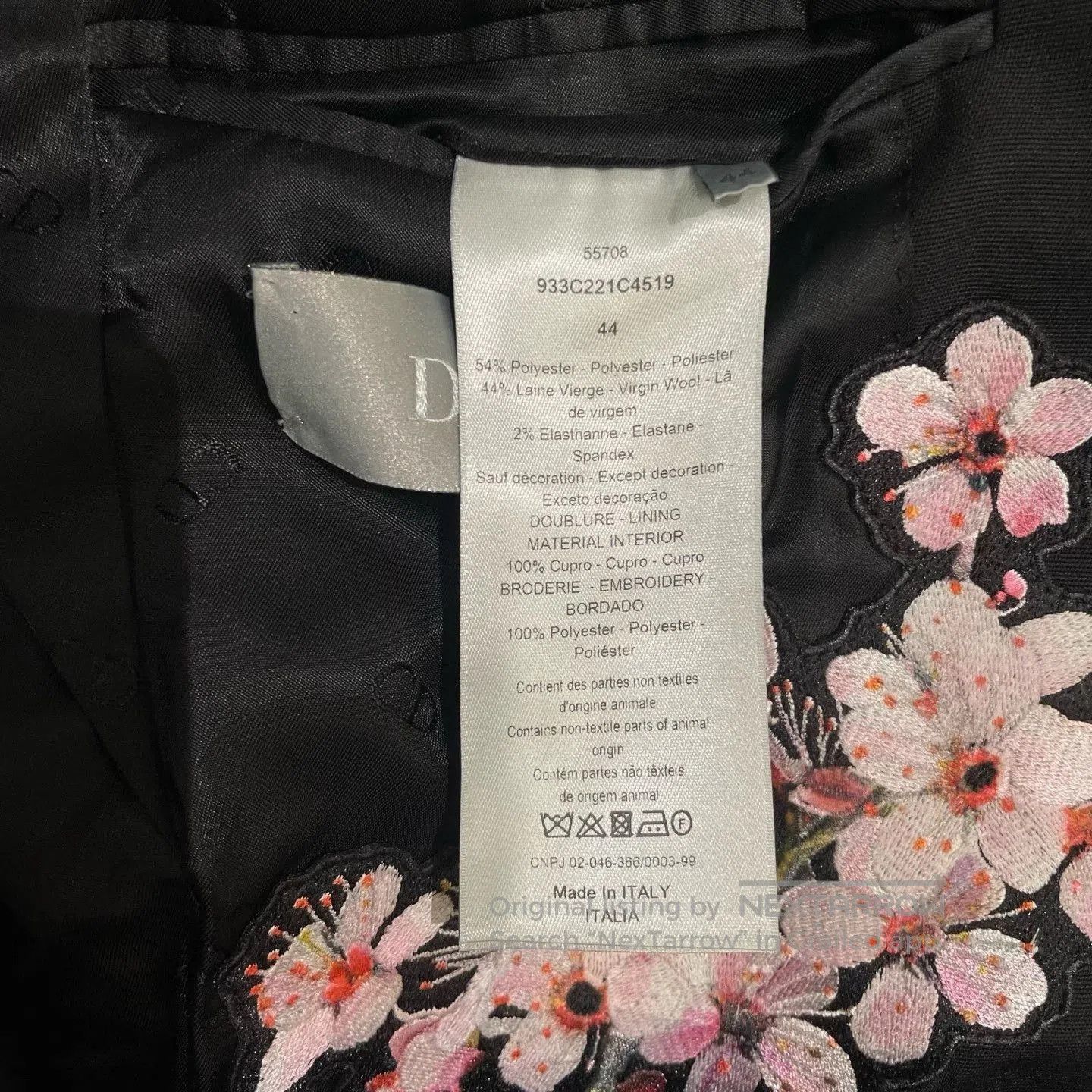 Dior Dior Black Cherry Blossom Embroidered Jacket. Size US S / EU 44-46 / 1 - 6 Thumbnail