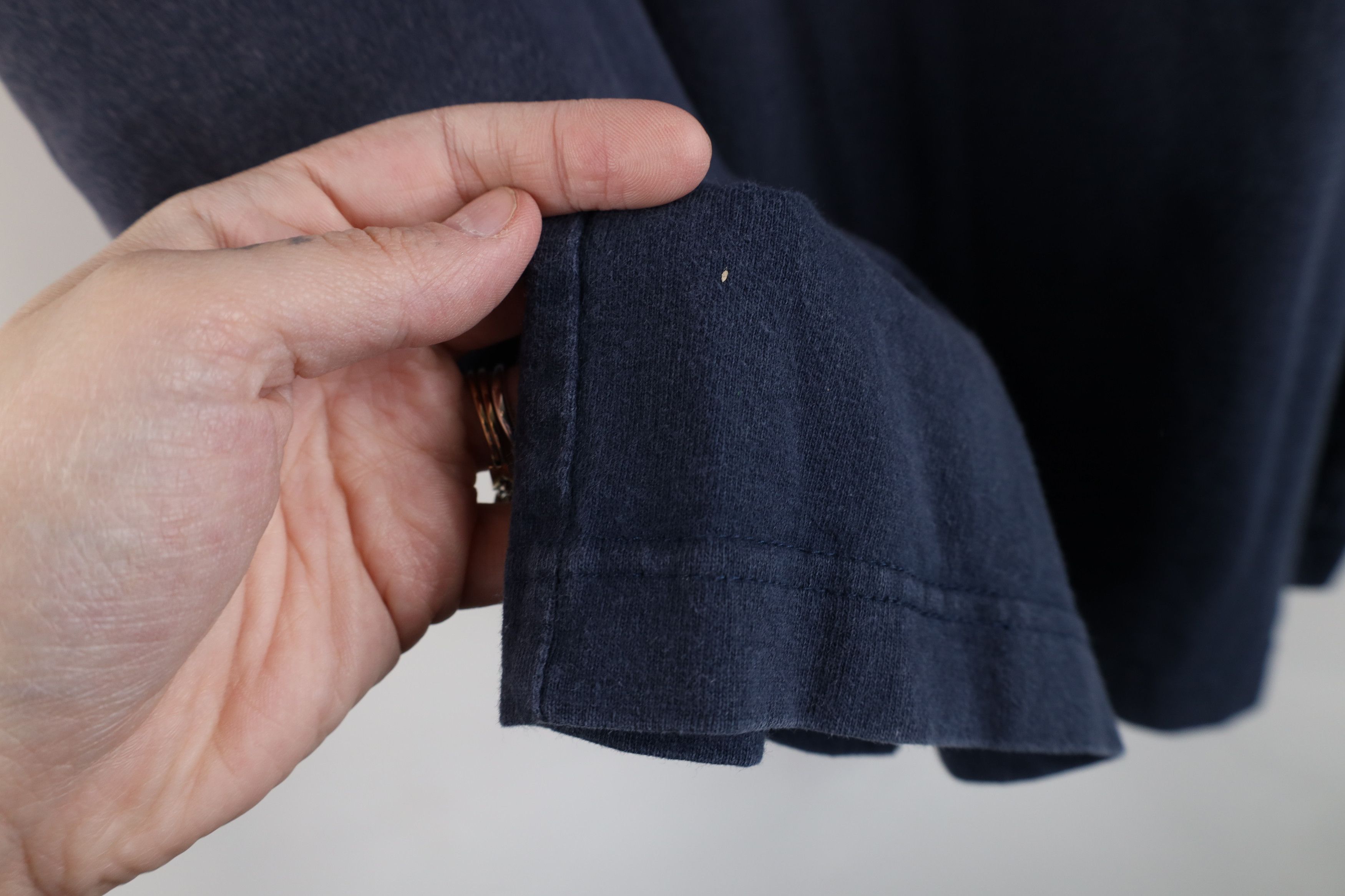 Carhartt × Vintage Vintage Carhartt Out Sun Faded Heavyweight Polo Shirt Blue Size US L / EU 52-54 / 3 - 11 Thumbnail