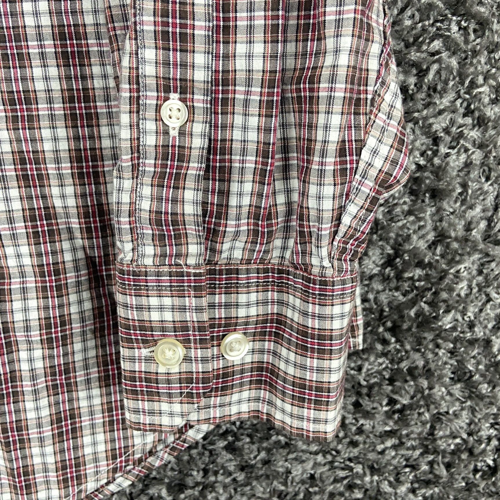 Banana Republic BANANA REPUBLIC Plaid Button-Up Shirt XL Multicolor Long Sleeve Mens Size US XL / EU 56 / 4 - 3 Thumbnail