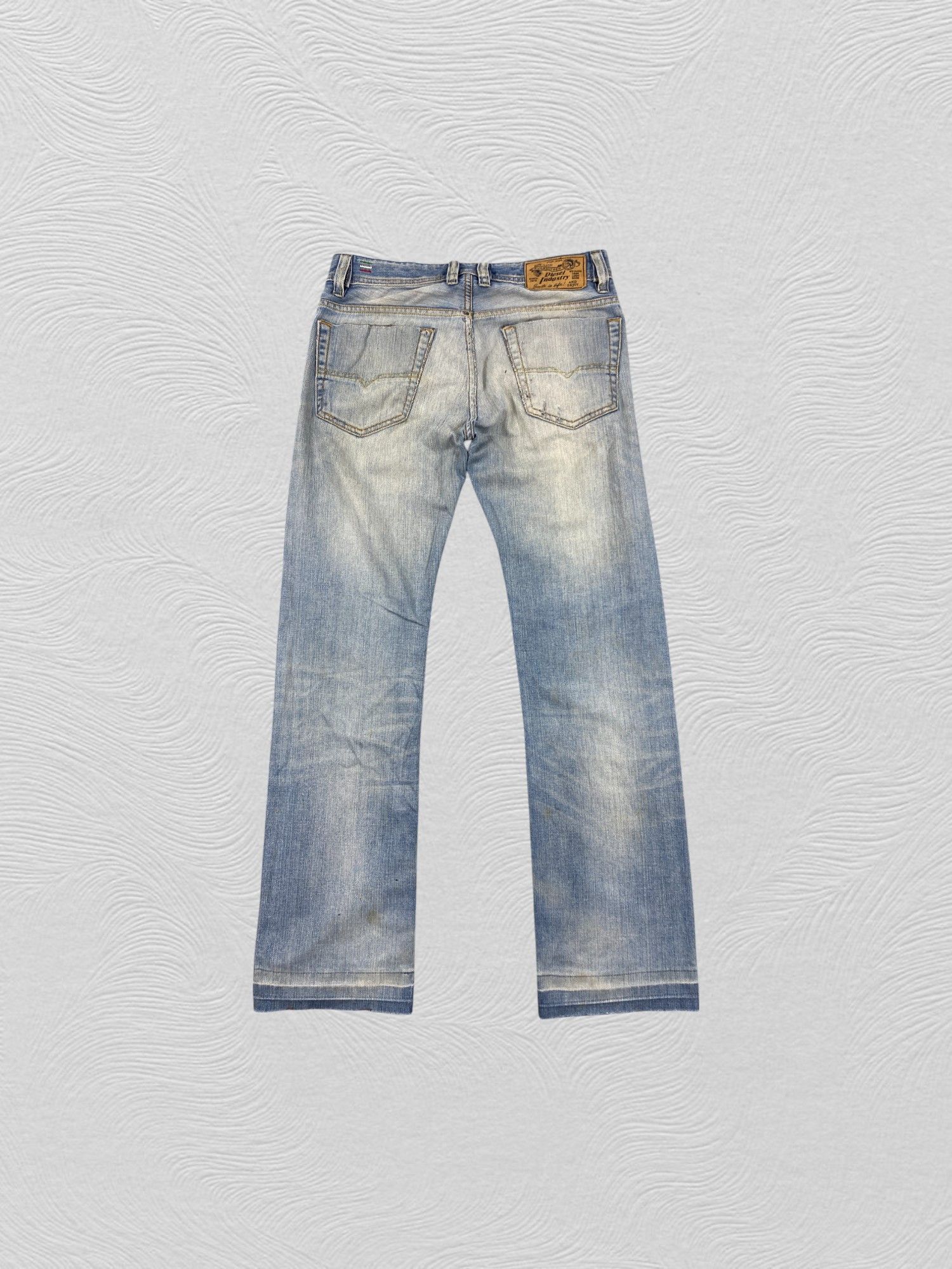 Japanese Brand Vintage Diesel Distressed Blue Jeans 31x30.5 Denim- JN3731 Size US 31 - 2 Thumbnail