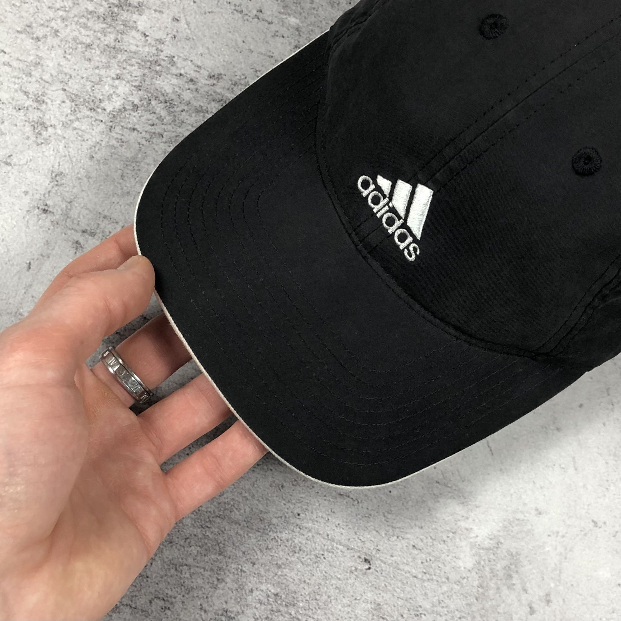 Adidas Vintage Adidas Cap Size ONE SIZE - 3 Thumbnail
