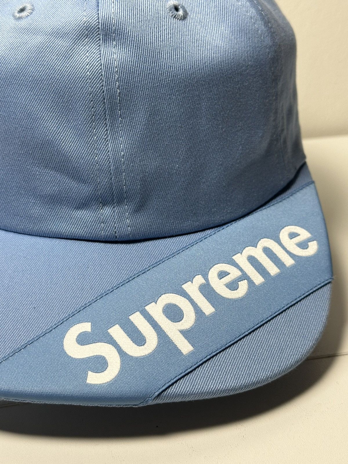 Supreme Supreme Visor Label 6-Panel Cap Hat Size ONE SIZE - 2 Thumbnail