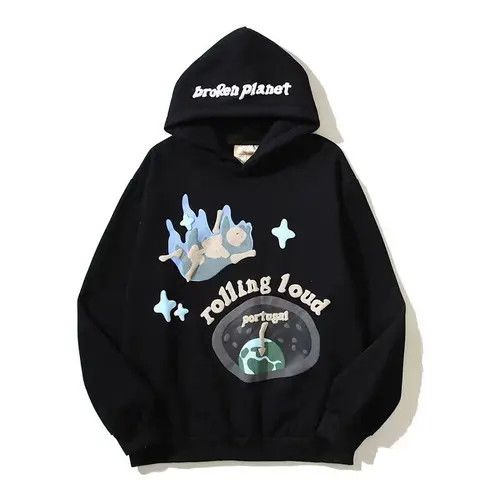 Japanese Brand Street Retro Dark Style Fun Skull Print Hooded Sweatshirt Size US L / EU 52-54 / 3 - 4 Thumbnail